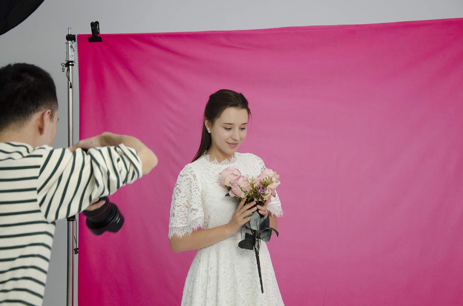 Hot Pink 10x10ft Photography Backdrop for Birthday Party & Studio Portraits