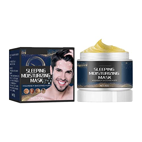 Men's Hydrating Sleeping Mask for Skin Care & Pore Shrinking - Night Use