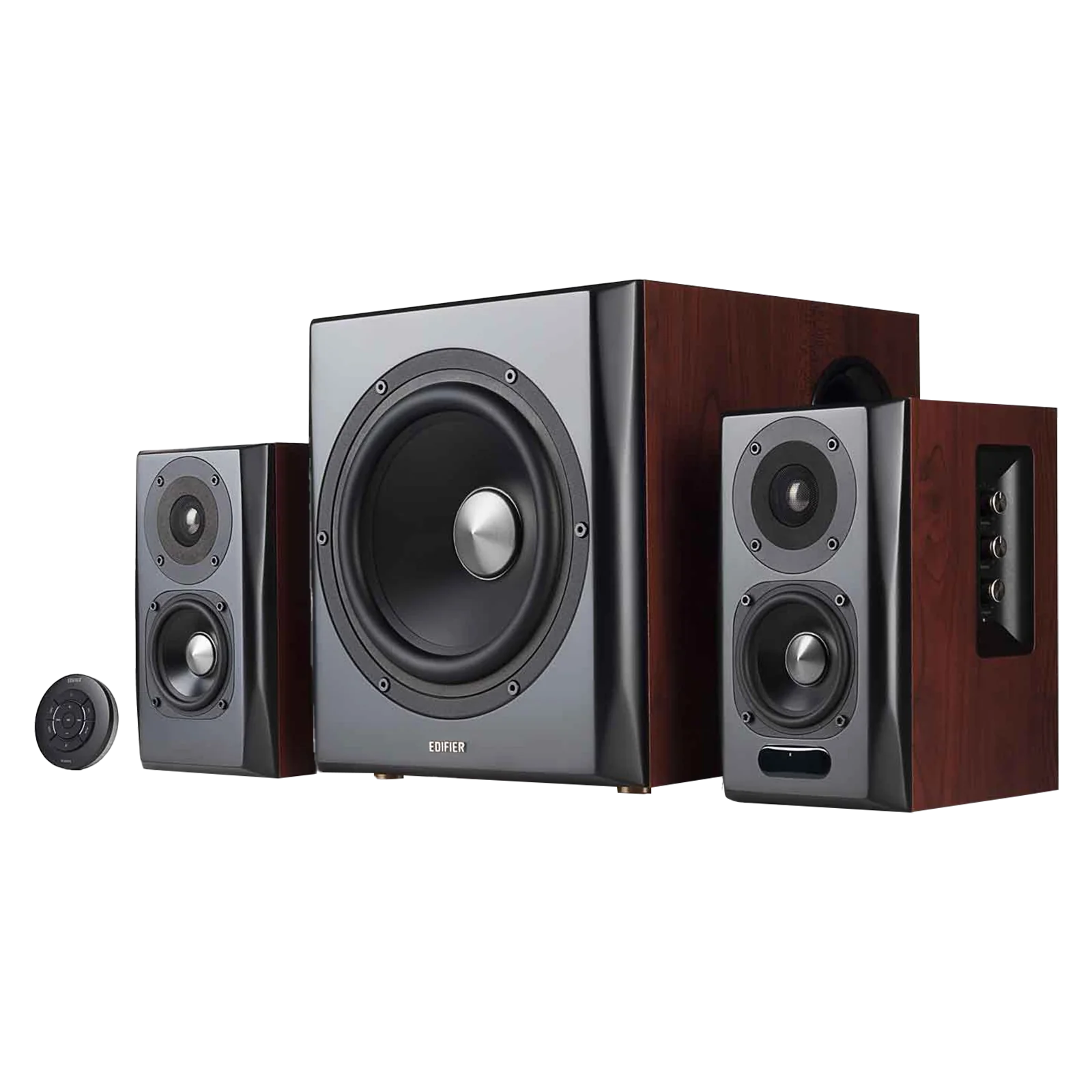 Certified Refurbished S350DB Bluetooth Bookshelf Speakers with Subwoofer - Wireless Home Audio System for Music, Movies & Gaming - Perfect for Living Room, Bedroom & Home Theater Setup