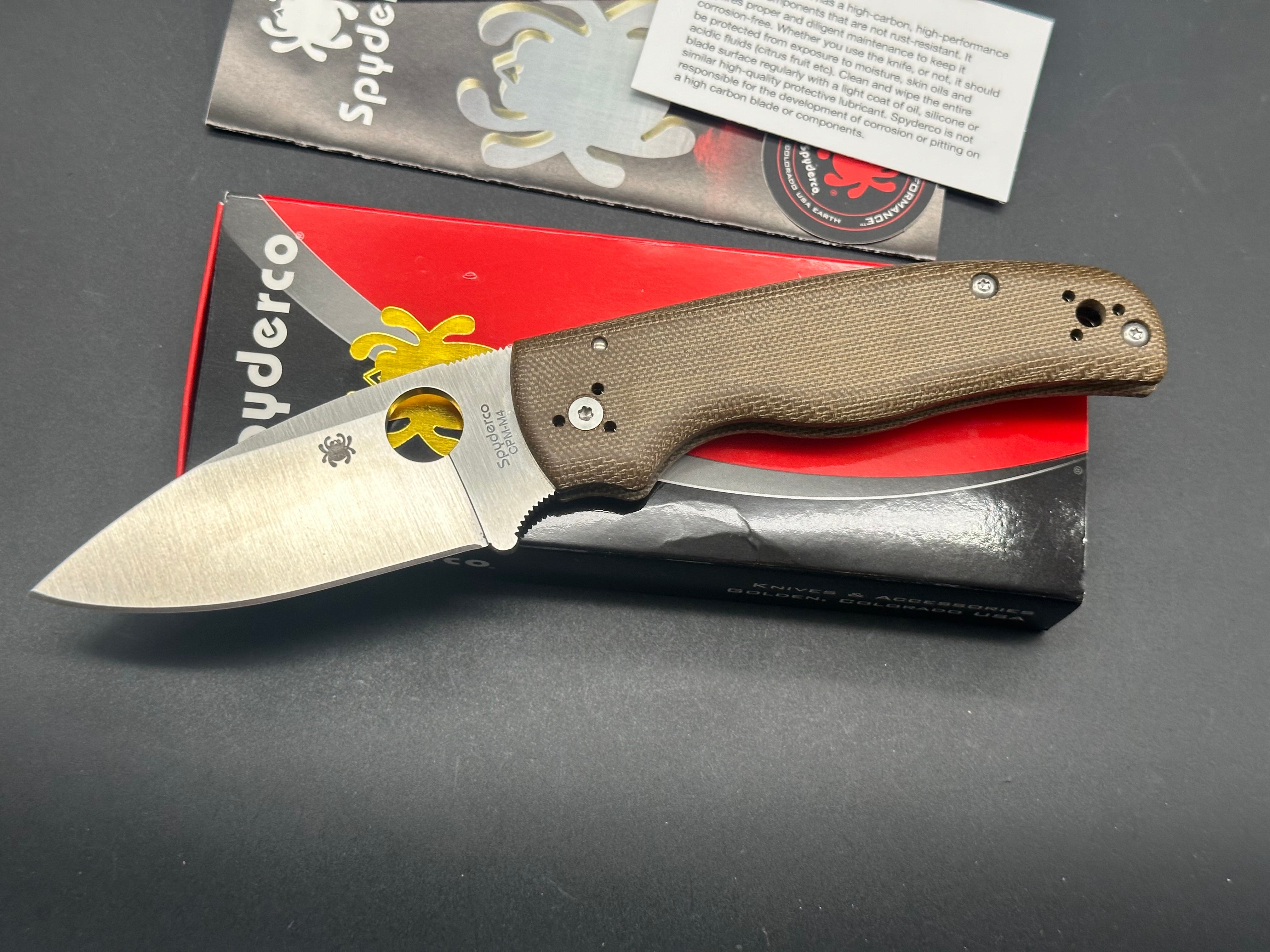 Spyderco Shaman Folding Knife - 3.6