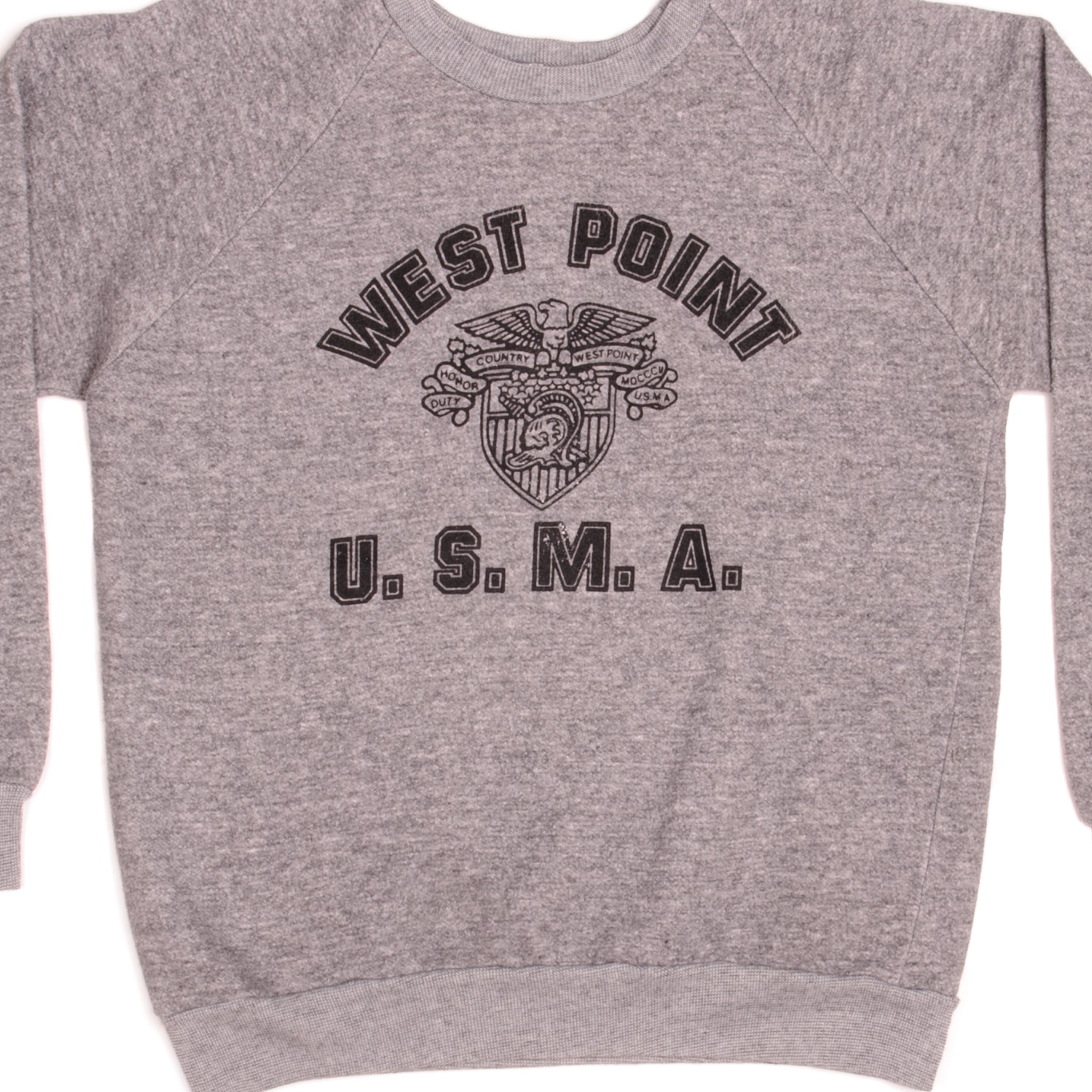Vintage West Point USMA Sweatshirt - Medium Size - Made in USA - 1980s Retro Style - Comfortable Cotton Pullover for Military Enthusiasts & Vintage Collectors - Perfect for Casual Wear, College Spirit Days, and Military Apparel Lovers