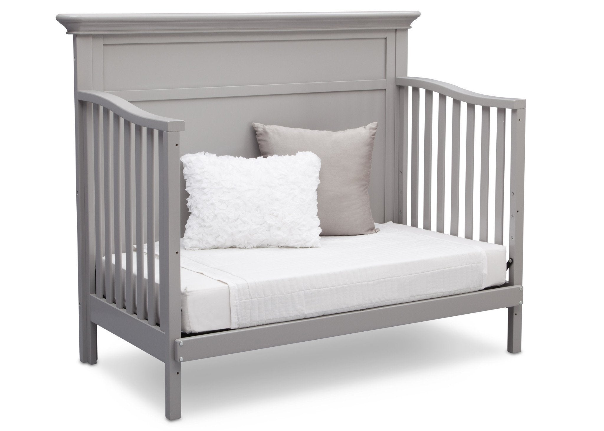 Fairmount 4-in-1 Convertible Baby Crib - Toddler Bed, Daybed & Full-Size Bed - Safe & Stylish Nursery Furniture for Newborns to Teens - Perfect for Bedrooms, Daycare & Guest Rooms