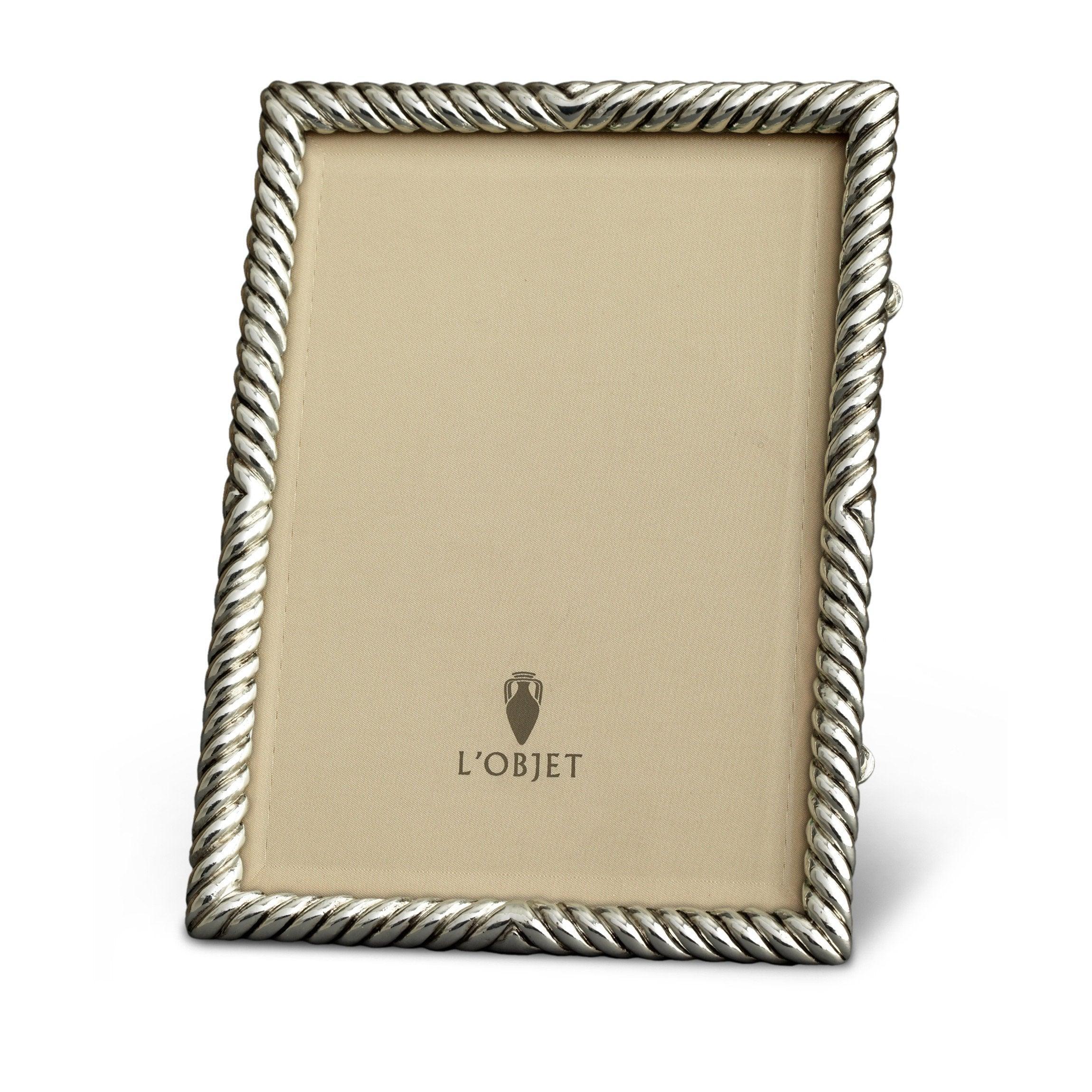 Deco Twist Frame Platinum - Elegant Photo Frame for Home & Office Decor | Perfect for Wall Display, Tabletop, and Gift Giving