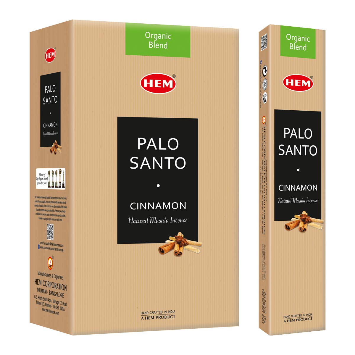Premium Palo Santo Cinnamon Masala Incense Sticks – Natural Aromatherapy for Relaxation, Meditation & Stress Relief | Palo Santo Oil Scent for Positivity & Spiritual Cleansing | 12-Pack Gift Set (15g Each) | Perfect for Yoga, Home Fragrance & Mindfulness Practices
