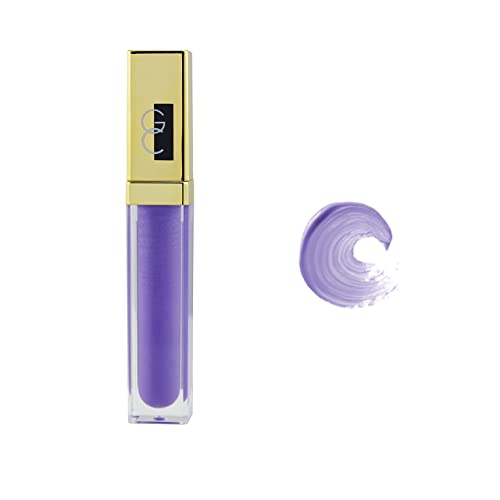 Gerard Cosmetics Color Your Smile Lip Gloss - Bermuda Purple Shade | Hydrating, Non-Sticky, Long-Lasting Lip Gloss for Everyday Wear & Special Occasions