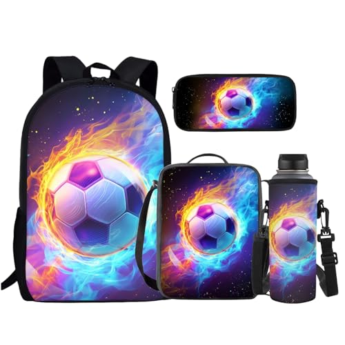 Colorful Galaxy Soccer Patterns