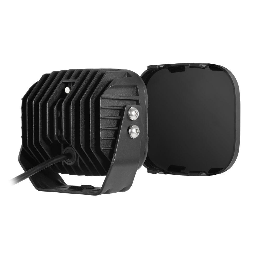 5 Inch 110W White/Amber LED Driving Light Pods for ATV UTV SIDE BY SIDE 4X4 Off-Road Vehicles - Waterproof Fog Lights for Night Driving & Trail Adventures