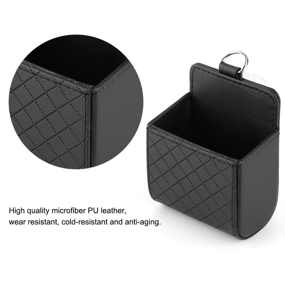 Universal Car Air Vent Organizer - Multi-Purpose Storage Bag for Phone, Keys & Sunglasses with Hook | Perfect for Road Trips & Daily Commuting
