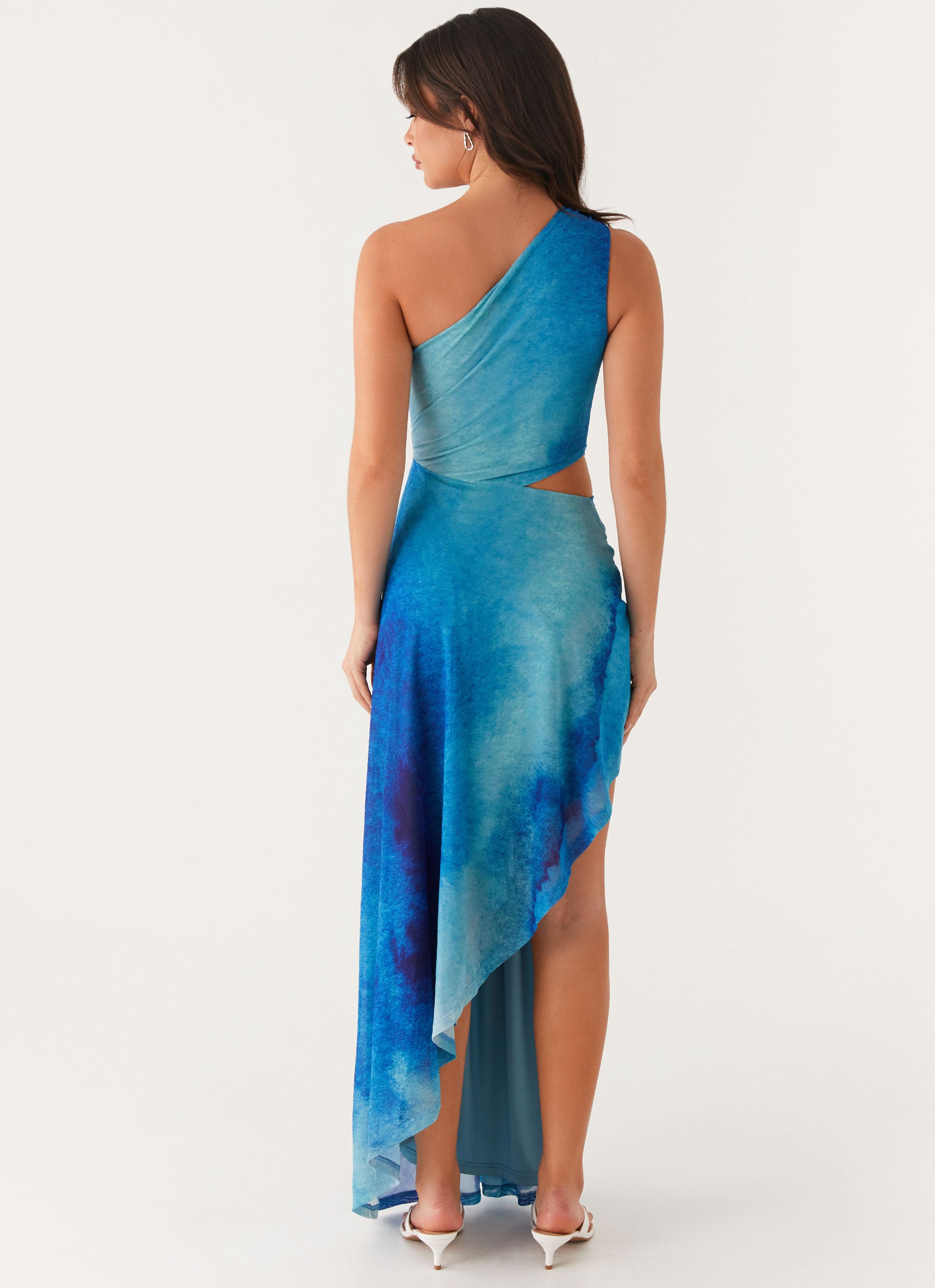 Blinded Maxi Dress - Blue Tie Dye Flowy Summer Dress for Women | Beach Cover Up, Boho Festival Outfit, Casual Day Dress