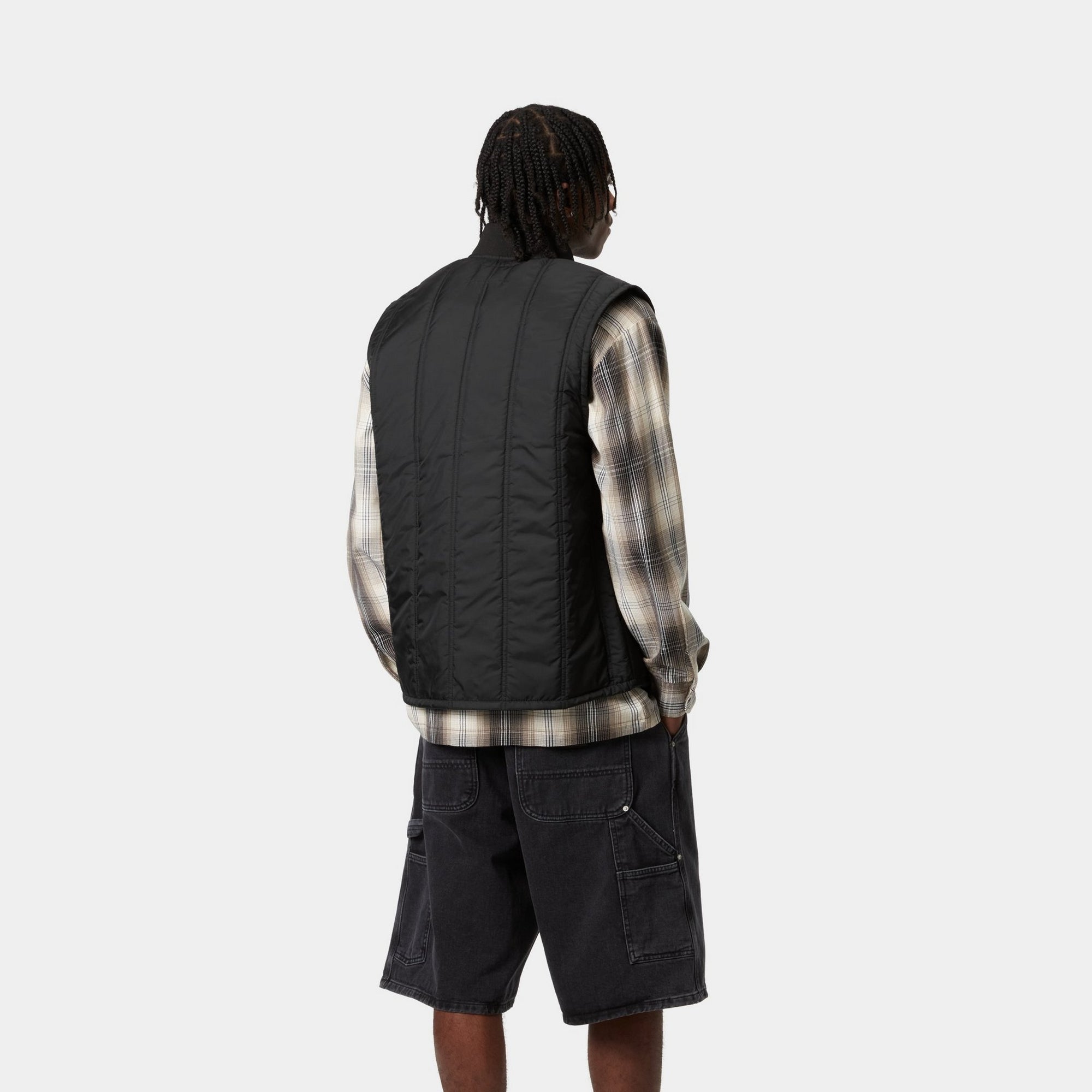 Lachlan Vest Liner for Men - Black Thermal Underwear Base Layer for Cold Weather - Perfect for Hiking, Skiing & Winter Sports