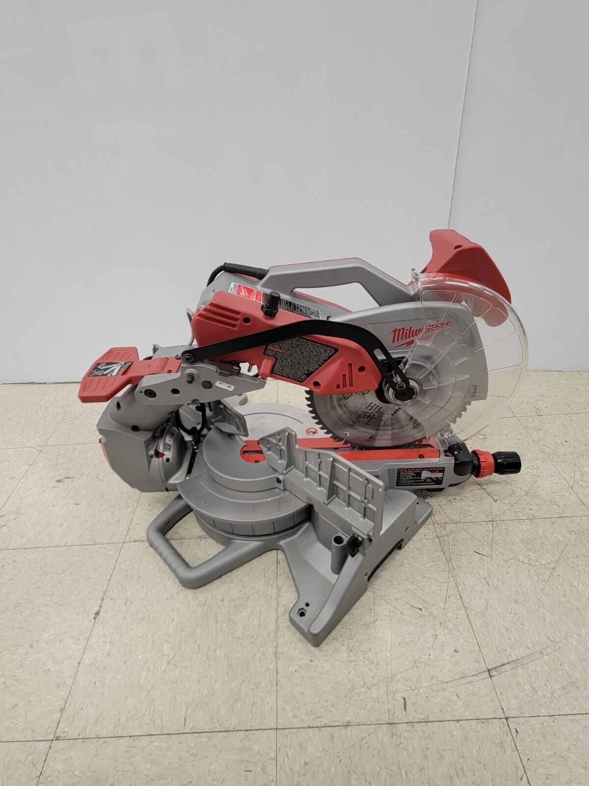 Milwaukee 6955-20 12-Inch Sliding Compound Miter Saw with Laser Guide - Perfect for Woodworking, Trim Work, and DIY Home Improvement Projects