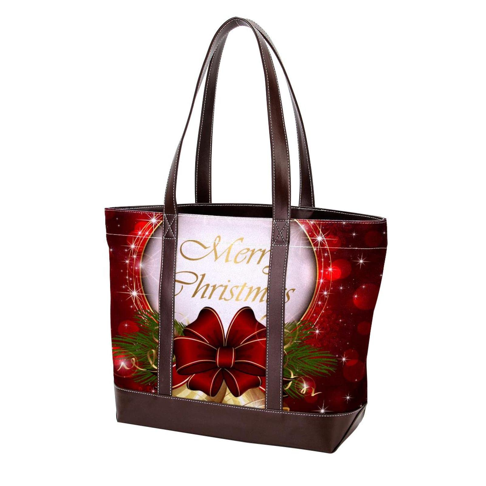 Stylish Christmas Tote Bags for Women - Large Leather & Canvas Shoulder Bags, Top Handle Purses & Hobo Satchels | Perfect for Holiday Shopping, Work & Travel
