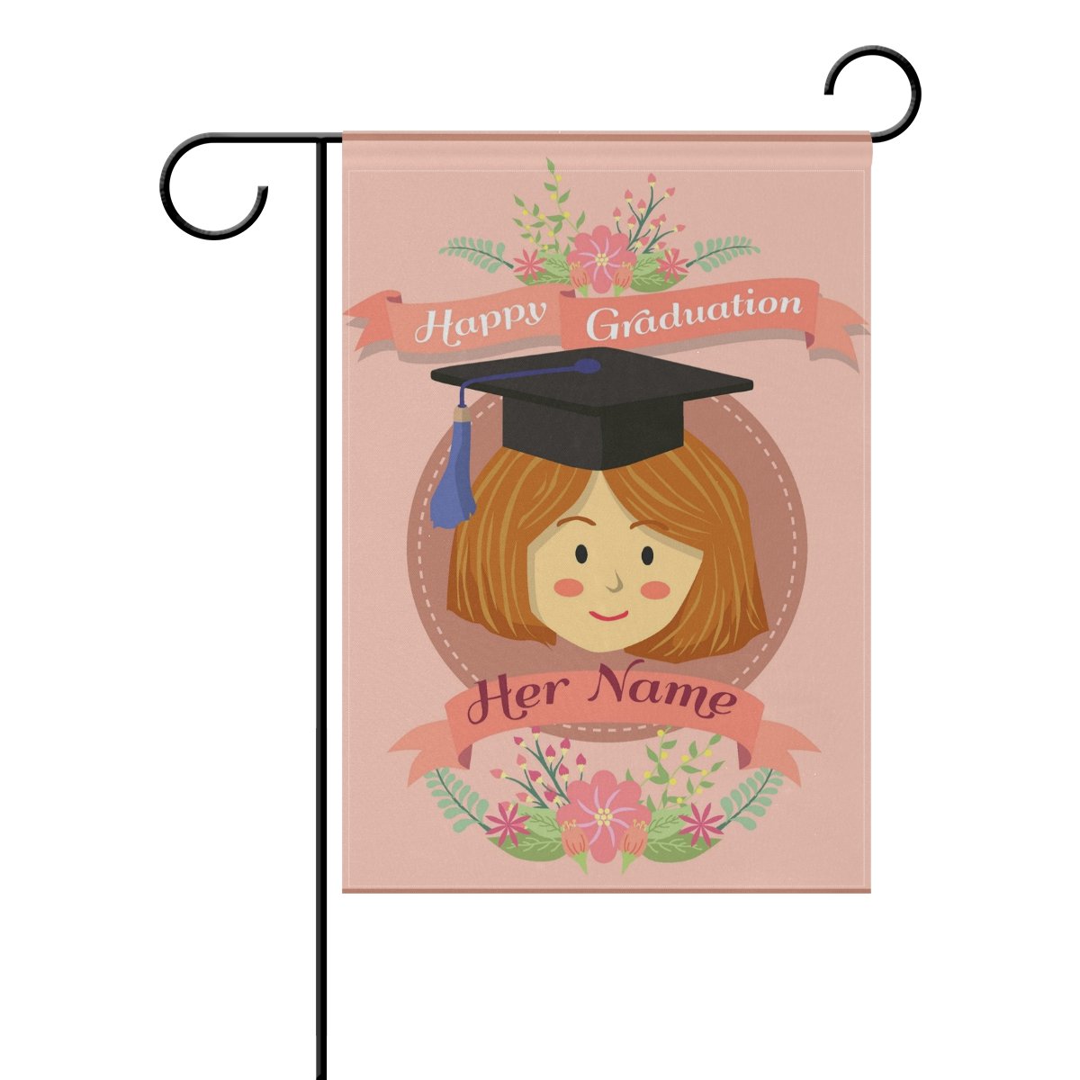 ALAZA Double Sided Graduation Yard Flag - 28