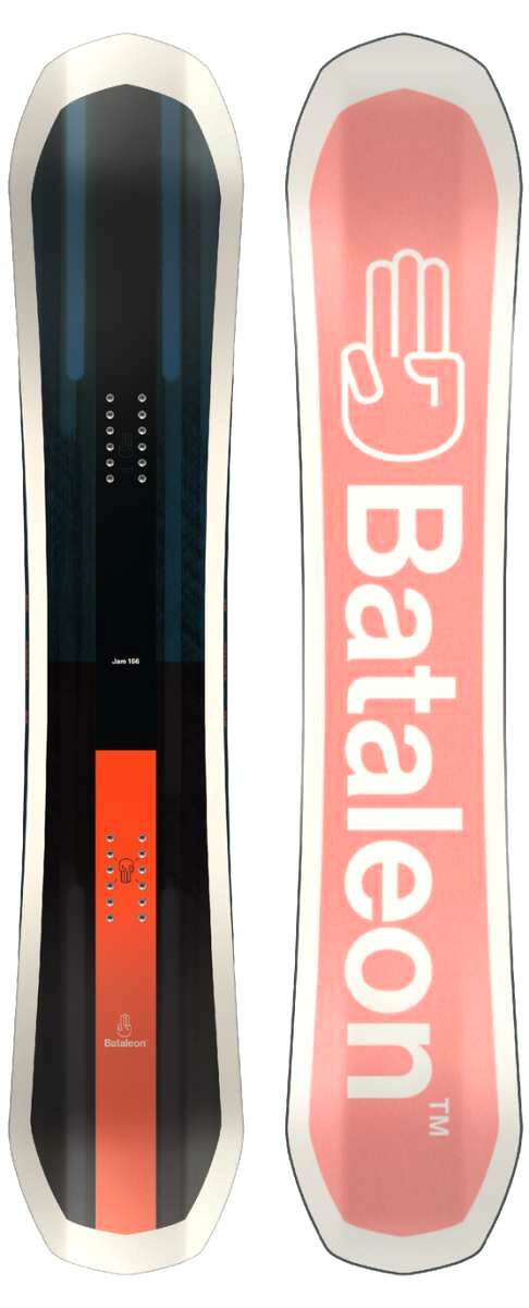 Bataleon Jam Snowboard 2021 - All-Mountain Freestyle Snowboard for Men & Women | Perfect for Park, Powder & Groomed Runs | Durable Construction & Easy Turn Initiation