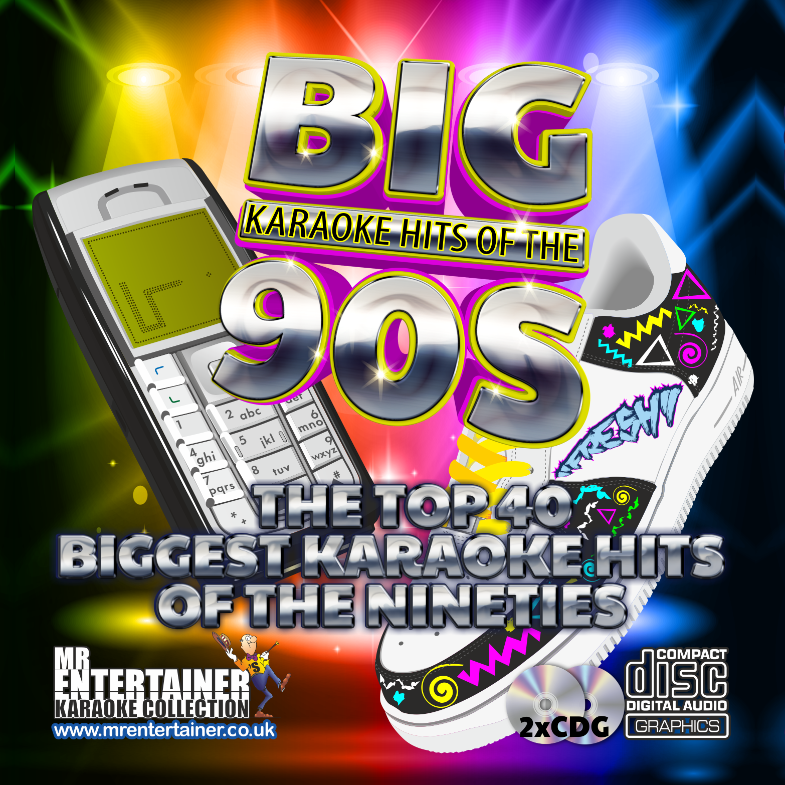 Mr Entertainer Big Karaoke Hits of the 90's - Best 90s Karaoke Songs for Parties & Home Singing Fun