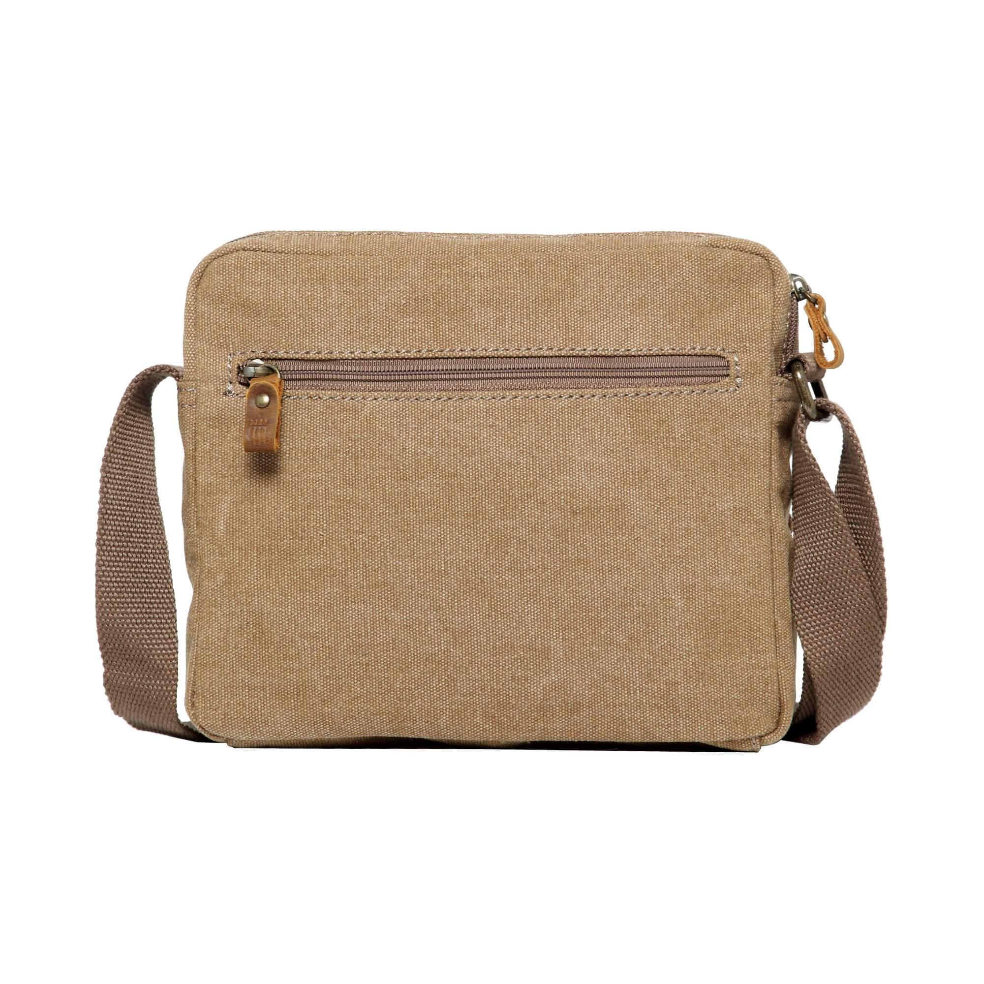 Troop London Classic Canvas Crossbody Bag for Women & Men - Stylish & Durable Shoulder Bag for Travel, Work & Everyday Use