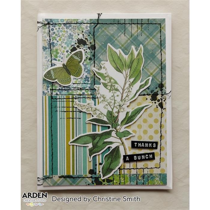 Arden Creative Studio Hidden Creek Ephemera Pack - Scrapbooking Supplies, Junk Journal Kit, Paper Crafting Materials for DIY Projects, Card Making, Memory Keeping & Mixed Media Art