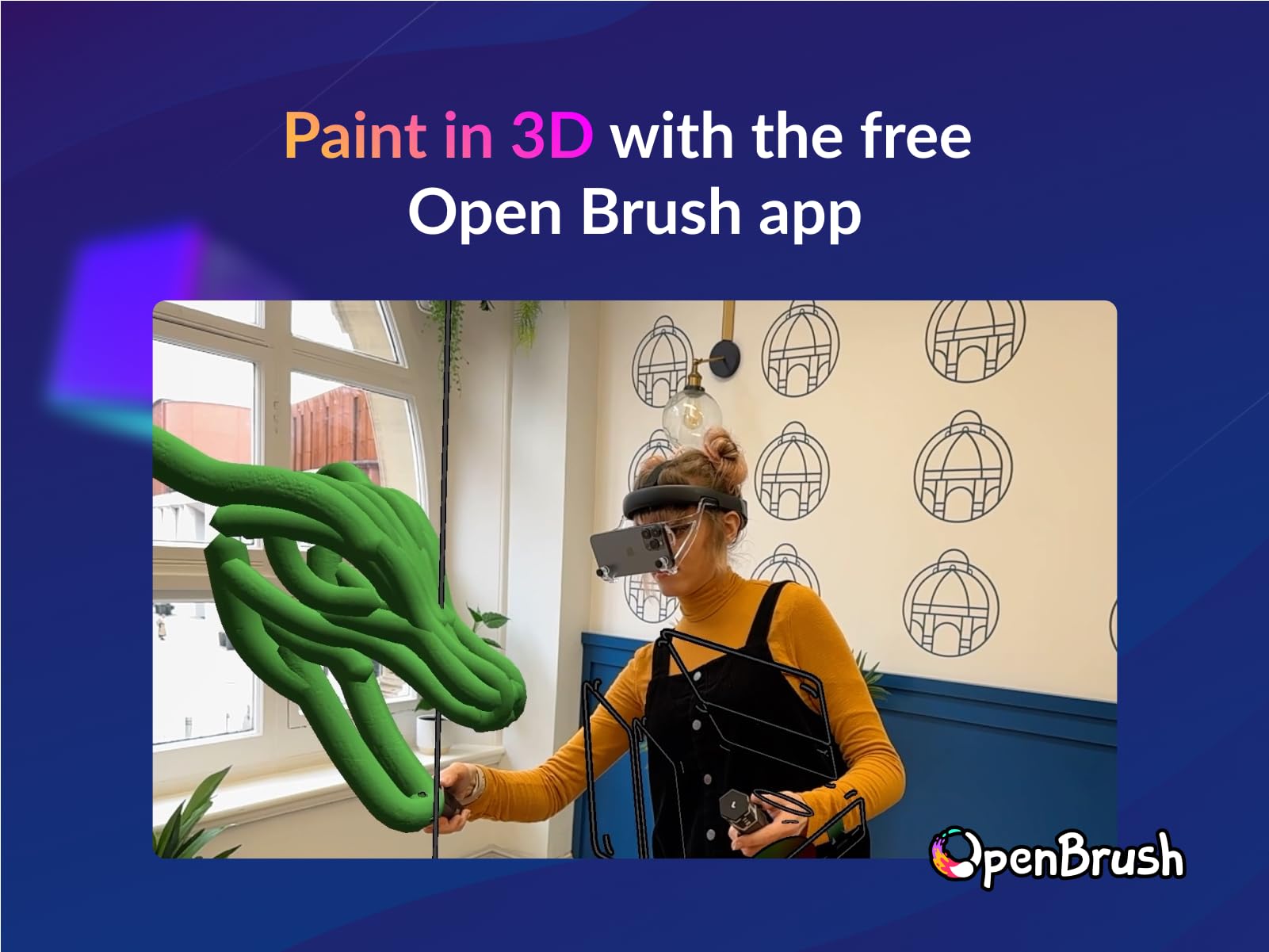 Zapbox 4 | Next-Gen iPhone VR Headset with 2 Motion Controllers - PC VR & Mixed Reality Support | Free Apps for 3D Painting, Spatial Videos & Gaming | Perfect for Home Entertainment, Virtual Meetings & Creative Design