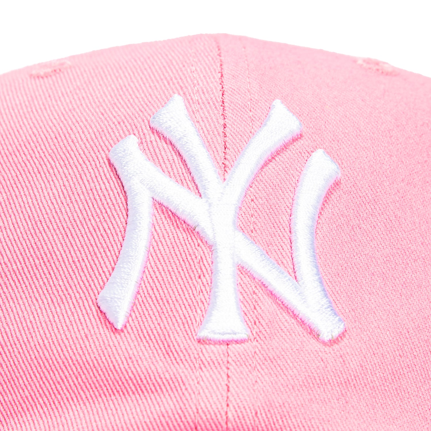 47 Brand New York Yankees Cleanup Adjustable Baseball Cap - Pink | Fashionable MLB Hat for Women & Men | Perfect for Games, Streetwear & Casual Outfits