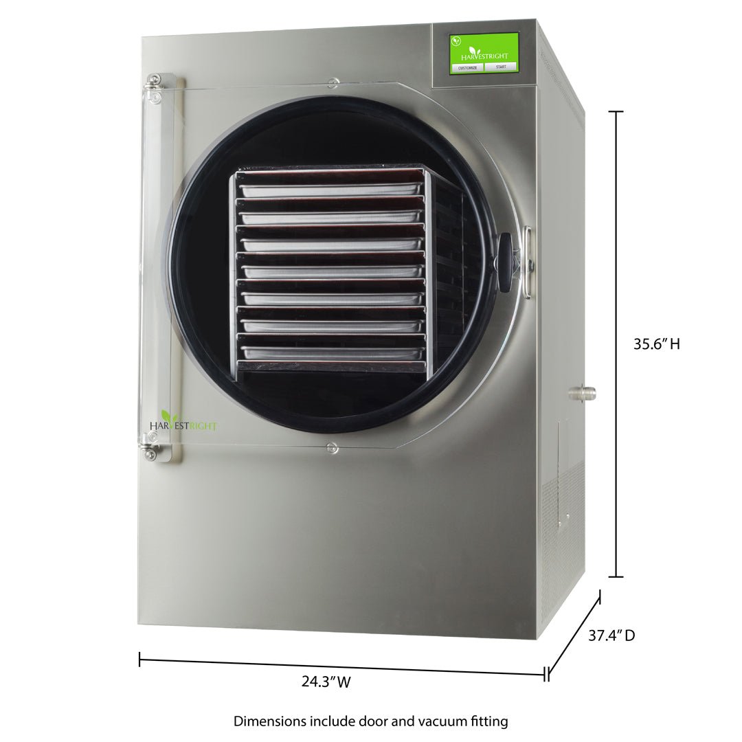 Harvest Right Home Pro Freeze Dryer with Mylar Kit - XL Commercial Grade Food Dehydrator for Long Term Food Storage, Emergency Prep & Homemade Snacks