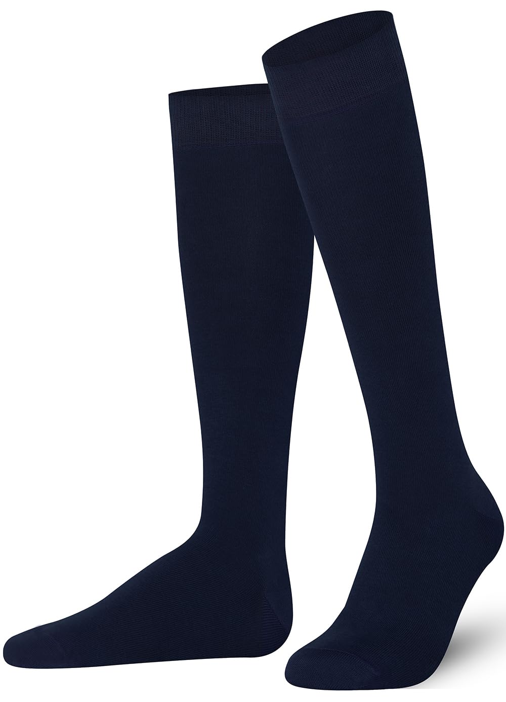 Premium Knee High Socks for Women & Men - Soft Combed Cotton, Seamless Toe Design - Tall Long Socks for Running, Hiking & Winter Warmth
