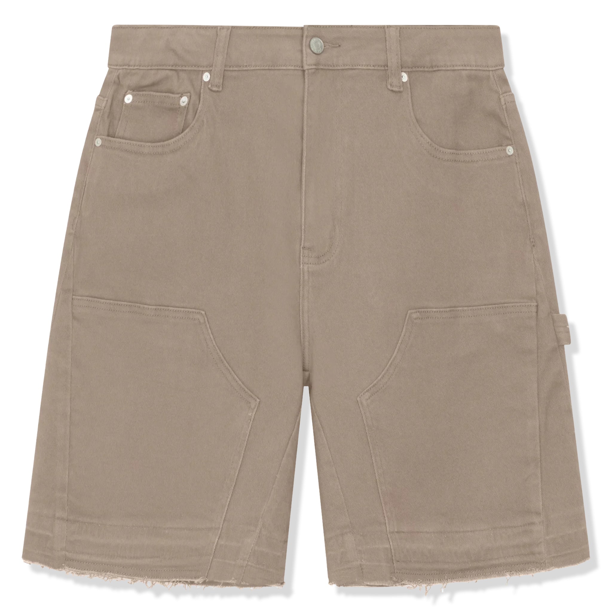 SIARR Rio Beige Shorts for Women - Comfortable Summer Casual Shorts with Pockets | Perfect for Beach, Travel, and Everyday Wear
