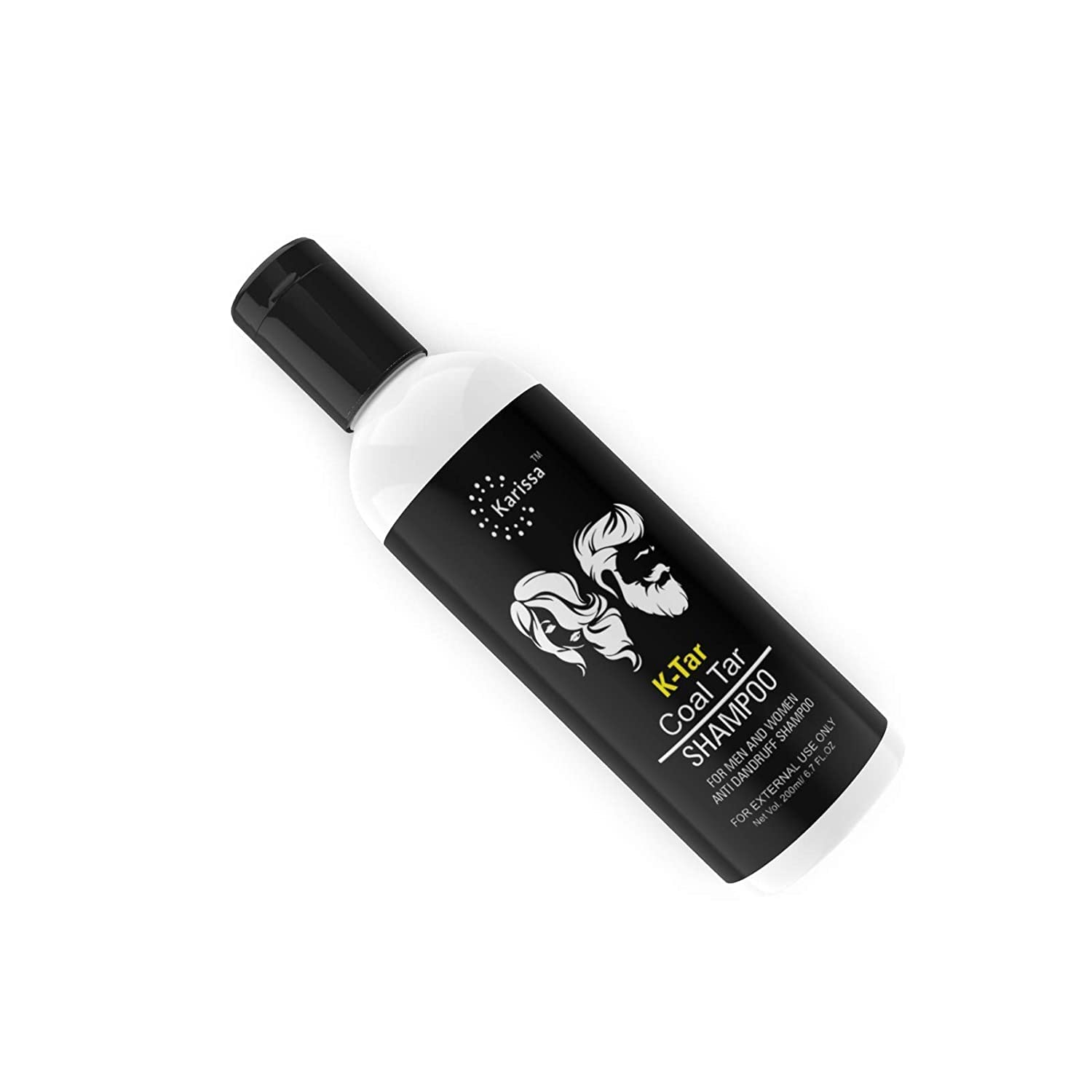 KTAR Anti Itch & Dandruff Shampoo 200ml - Soothes Itchy Scalp, Relieves Flakes - Perfect for Dry, Sensitive Scalp Care at Home or Travel