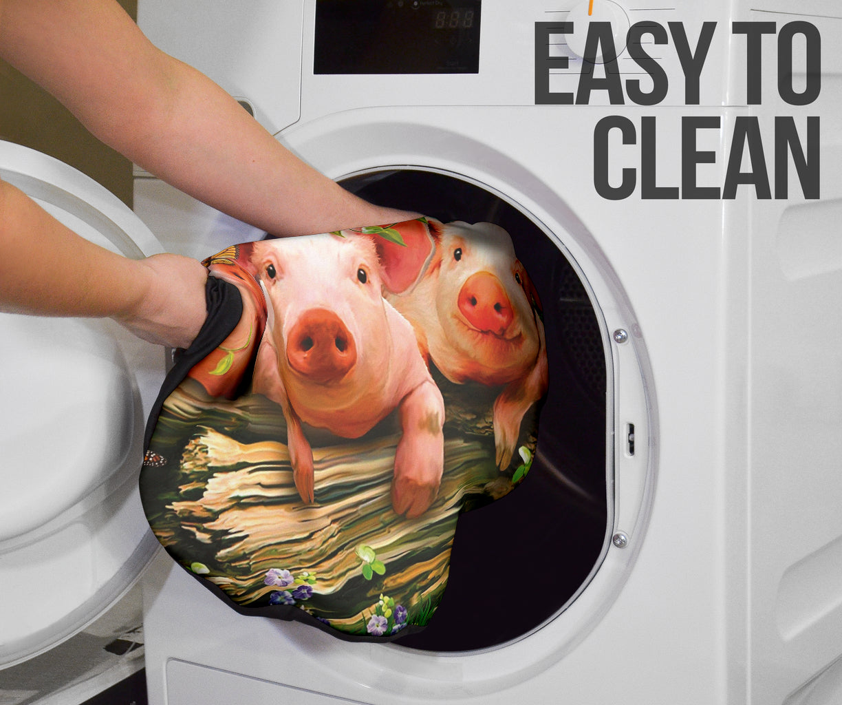 Premium Pig Car Seat Covers - Cute & Durable Auto Accessories for Pet Lovers | Perfect Gift for Women & Men | Ideal for Cars, Trucks & SUVs