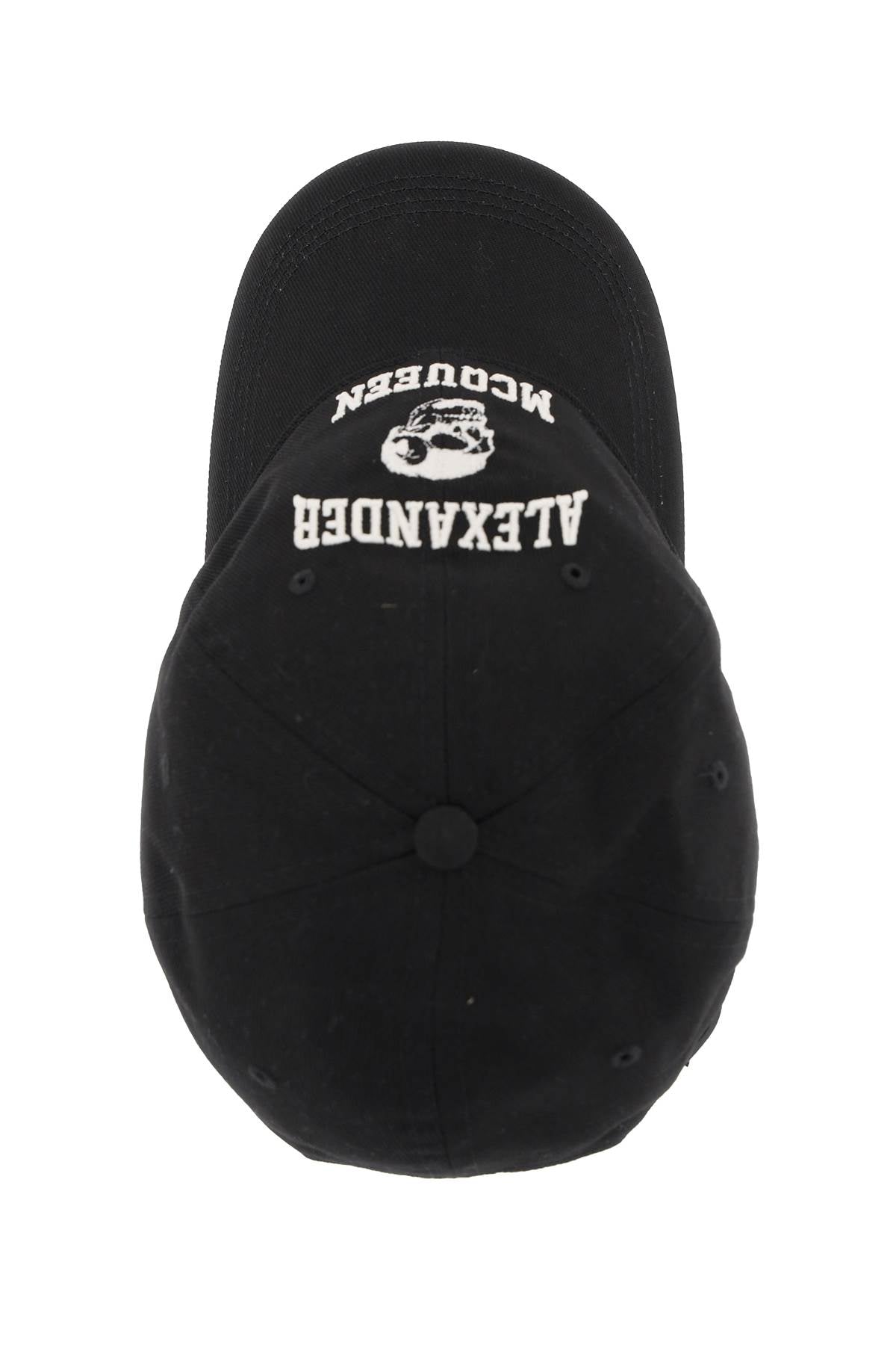 Alexander McQueen Embroidered Logo Baseball Cap for Men & Women - Stylish Designer Hat for Casual Wear, Street Fashion & Outdoor Activities