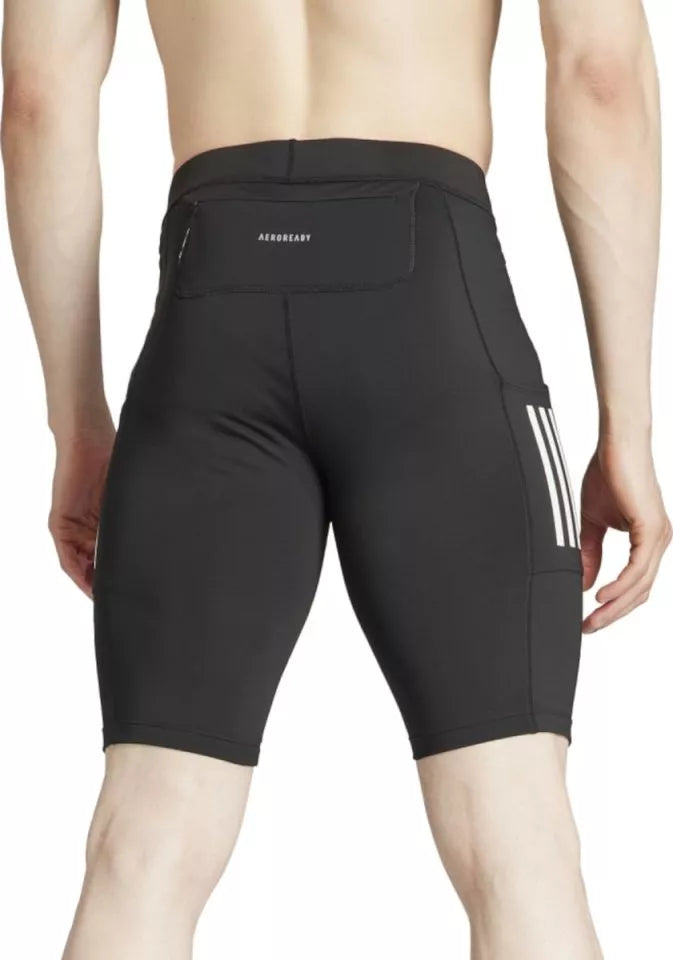 Men's Running Short Tights - Black Compression Workout Pants for Jogging, Gym & Training | Moisture-Wicking & Breathable Activewear
