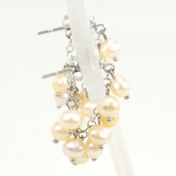 14K White Gold Pearl Earrings for Women - Elegant Freshwater Pearl Stud Earrings - Perfect for Weddings, Parties & Gifts