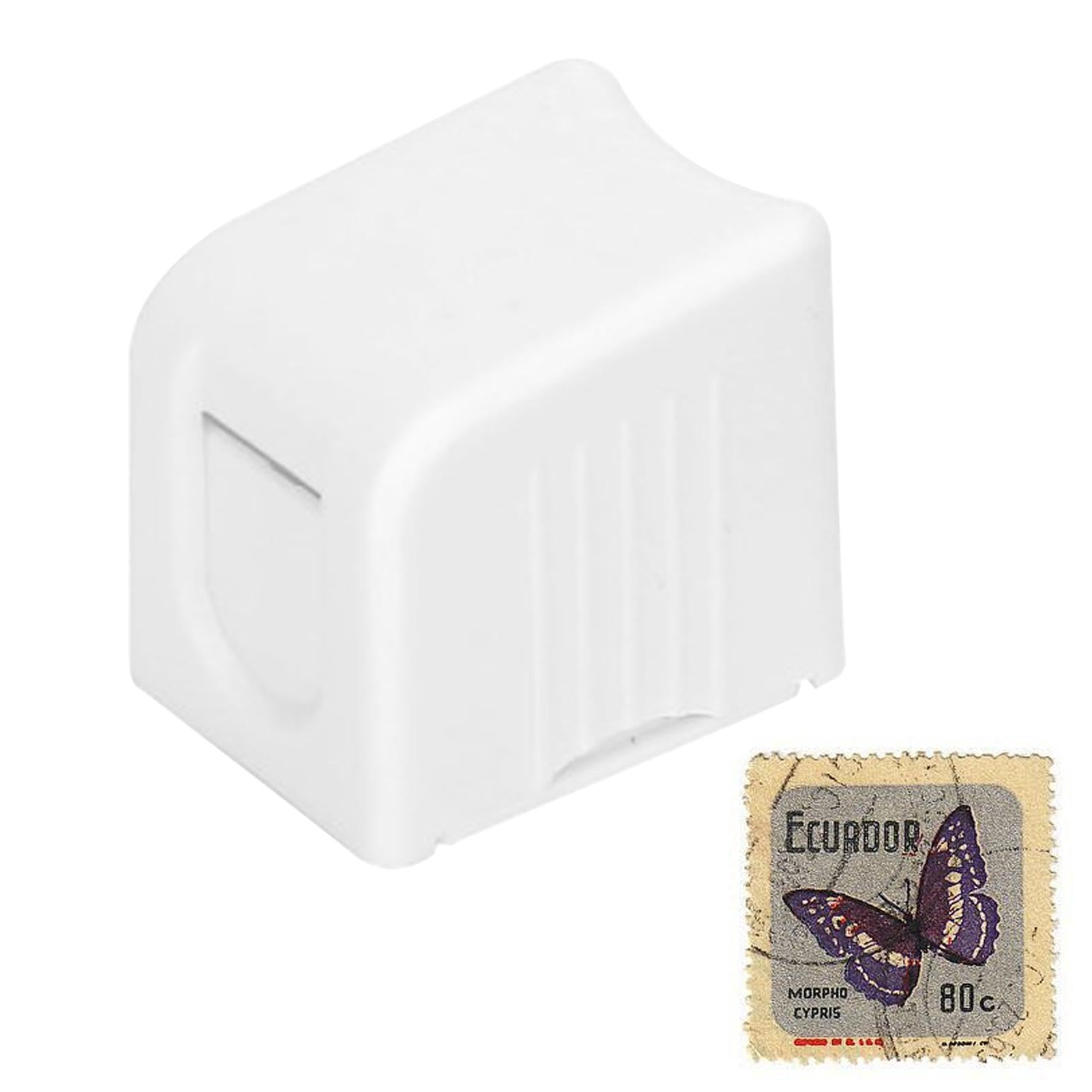 Stamp Holder Box for Home & Office - Convenient Stamp Organizer & Dispenser for Mailing, Letters, Envelopes | Durable Stamp Storage Solution for Tabletop, Desk, or Craft Room Use