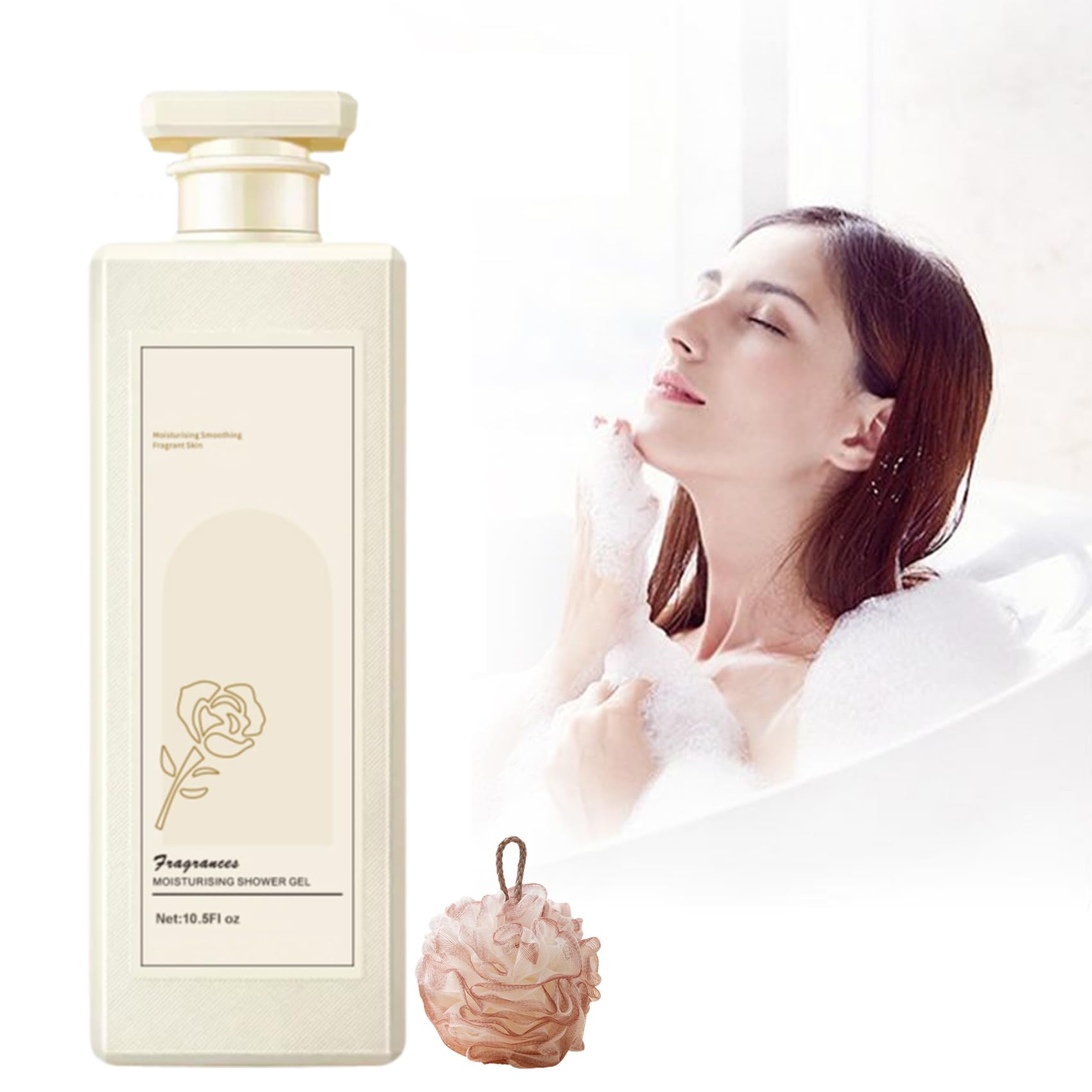 Korean Perfumed Moisturizing Body Wash for Women - 28 Fl Oz | Hydrating & Fragrant Shower Gel for Dry Skin | Daily Use & Luxury Spa Experience