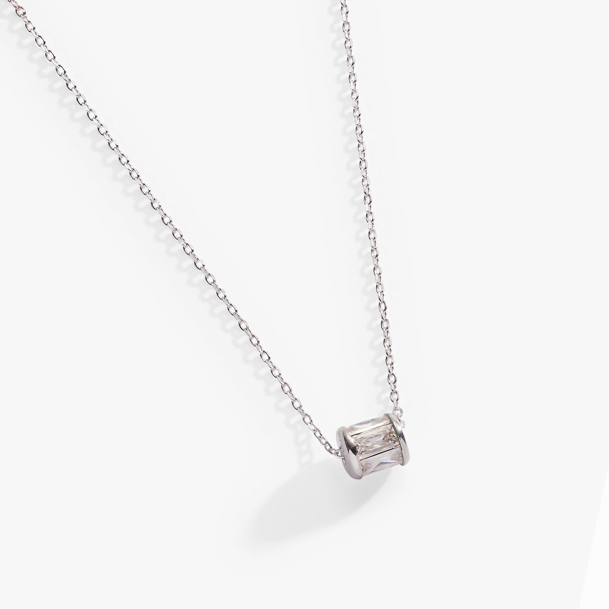 April Birthstone Sterling Silver Pendant Necklace - Elegant Jewelry Gift for Women, Perfect for Birthdays, Anniversaries & Special Occasions