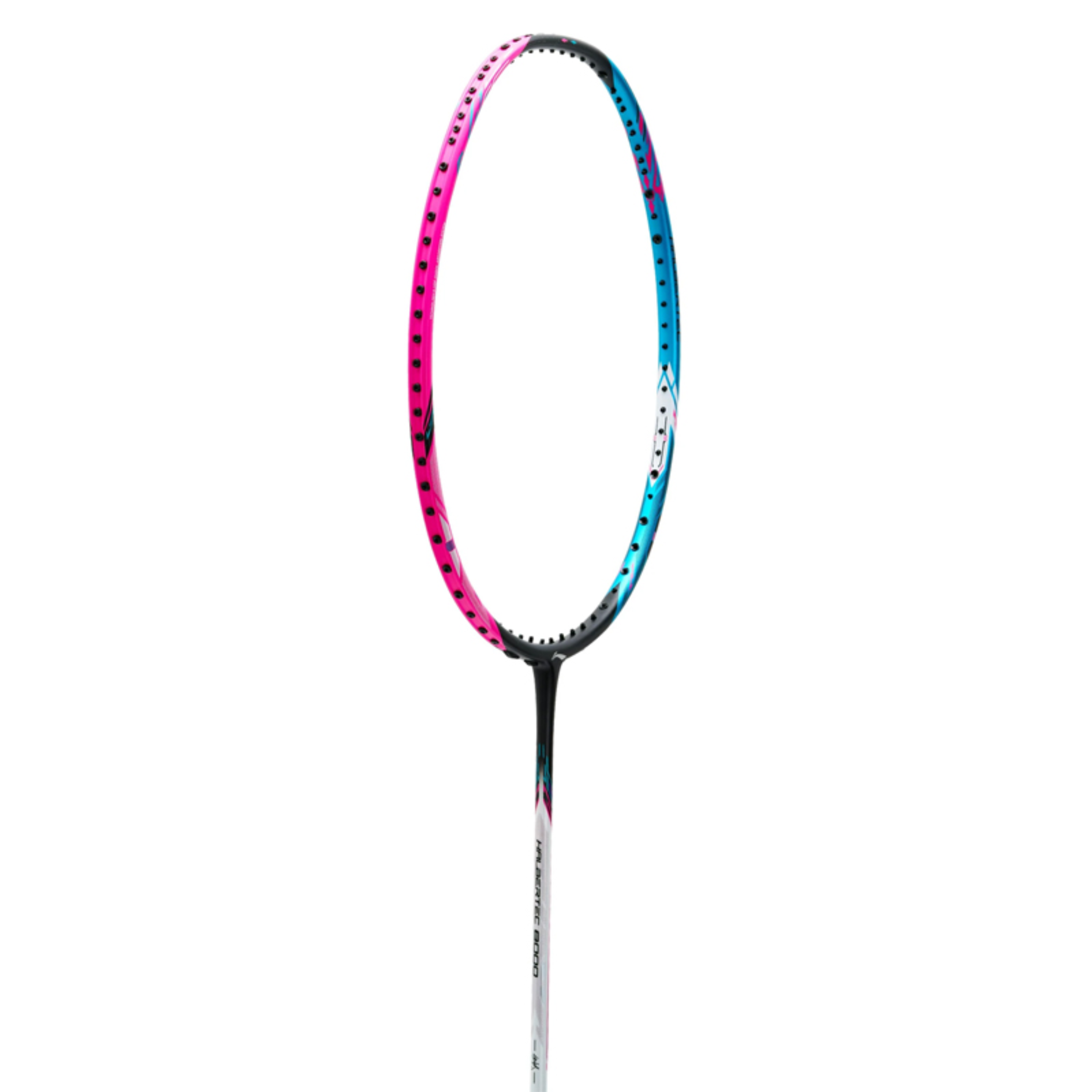 Li Ning HALBERTEC 8000 Unstrung Badminton Racket - 3U Lightweight Carbon Fiber Shuttlecock Racket for Professional & Intermediate Players - Perfect for Training, Tournaments & Competitive Play