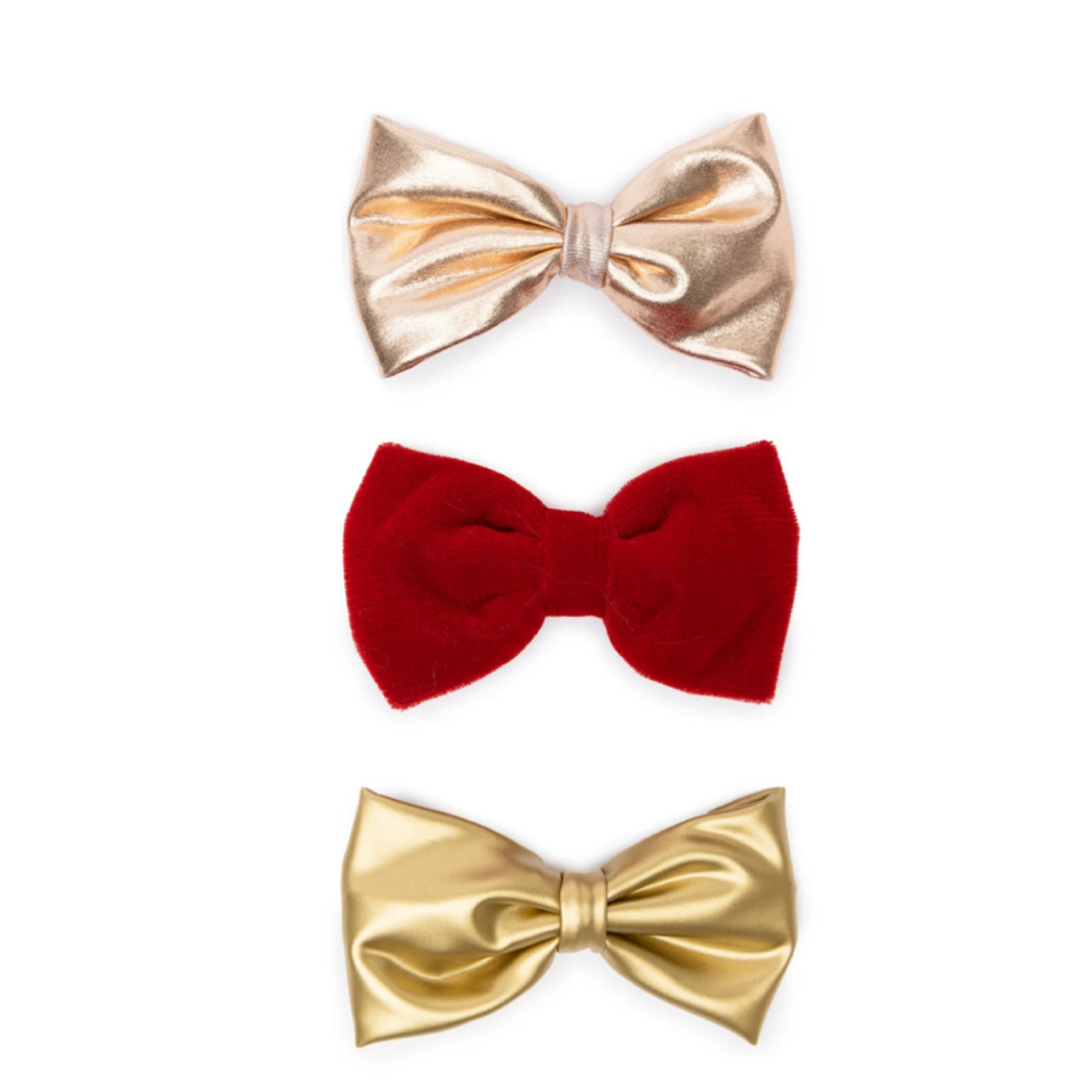 Great Pretenders Sparkle Bows Hair Clips for Girls - Shiny Hair Accessories for Parties, Weddings & Special Occasions
