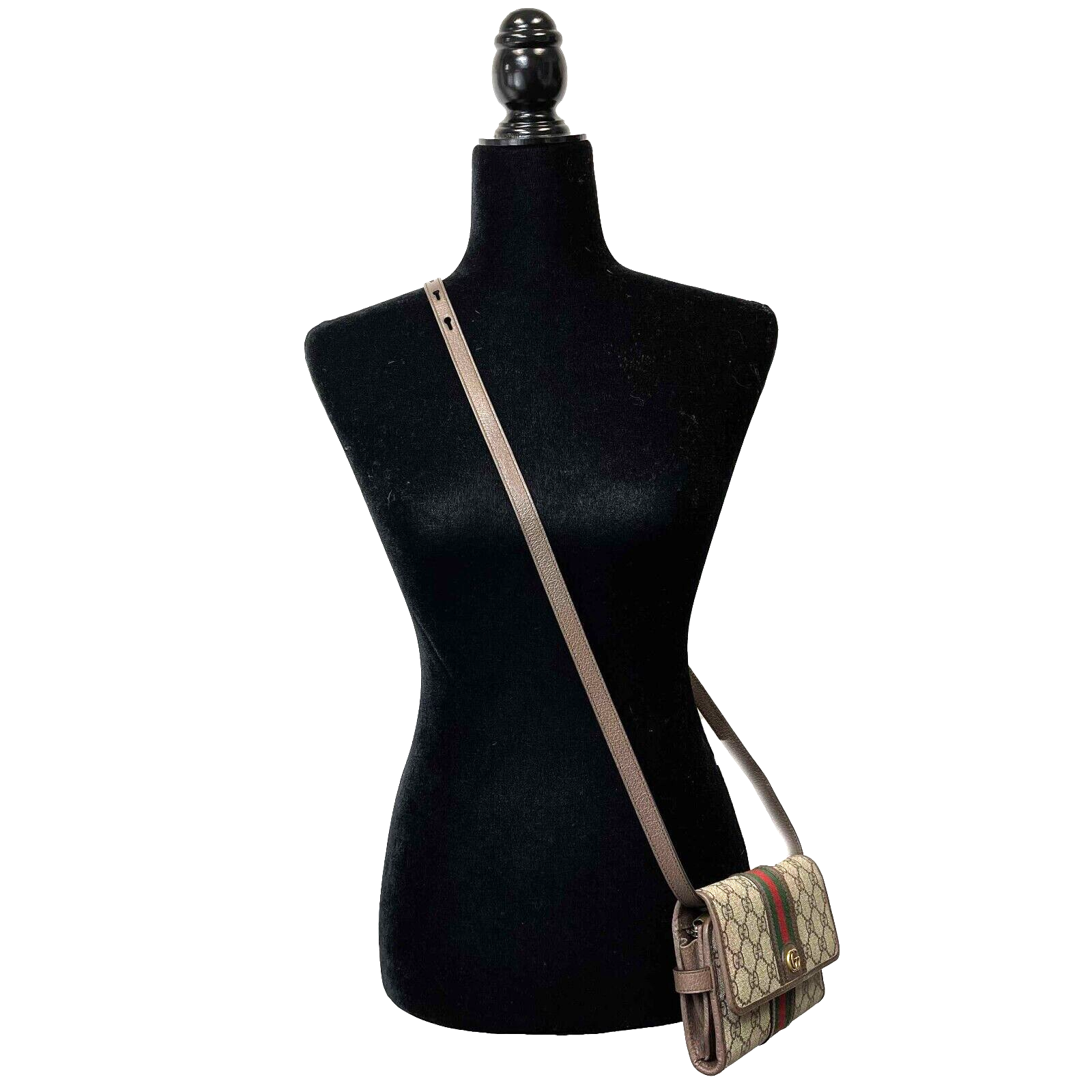 Gucci GG Supreme Monogram Ophidia Crossbody Wallet Bag for Women - Stylish Designer Shoulder Bag for Daily Use, Travel & Evening Events