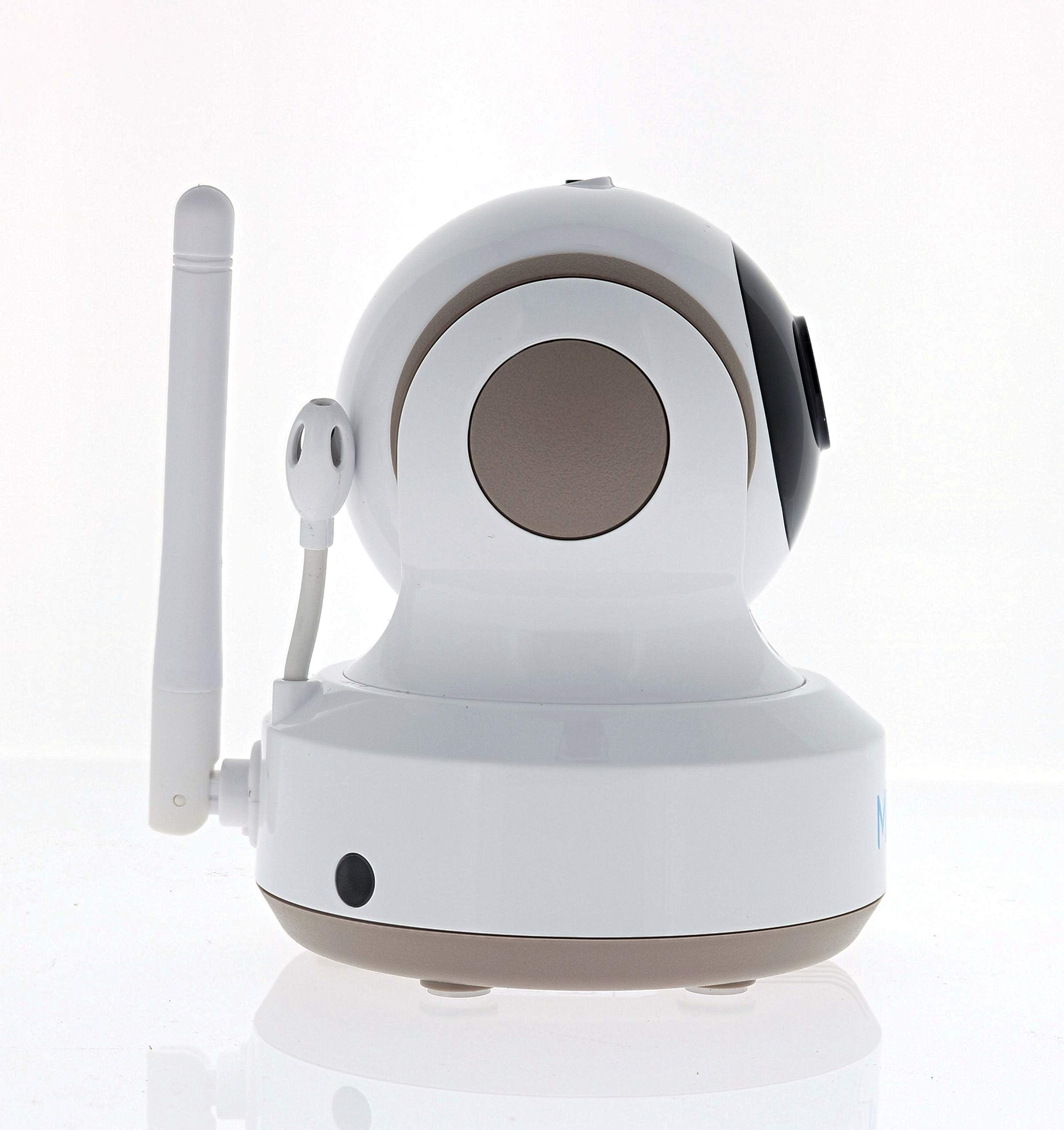 MOBI MobiCam DXR-M1 Smart Baby Monitor with Auto Tracking, Night Vision, Remote Pan-Tilt, Lullabies & Quad View - Ideal for Nursery, Daycare & Home Security Monitoring