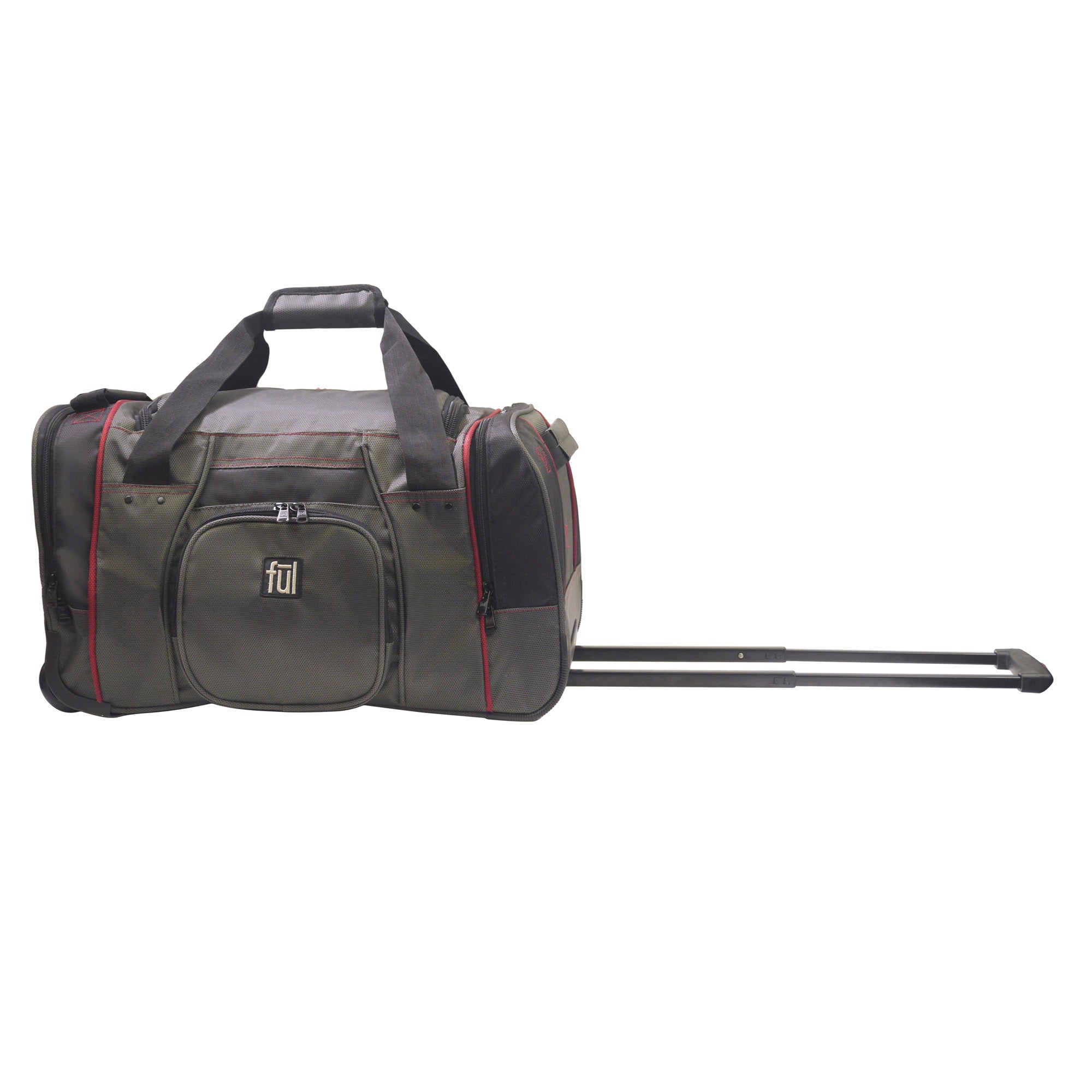 Jet 21 Rolling Duffel Bag - Large Expandable Travel Luggage with Wheels for Men & Women - Perfect for Air Travel, Gym, Sports & Weekend Getaways
