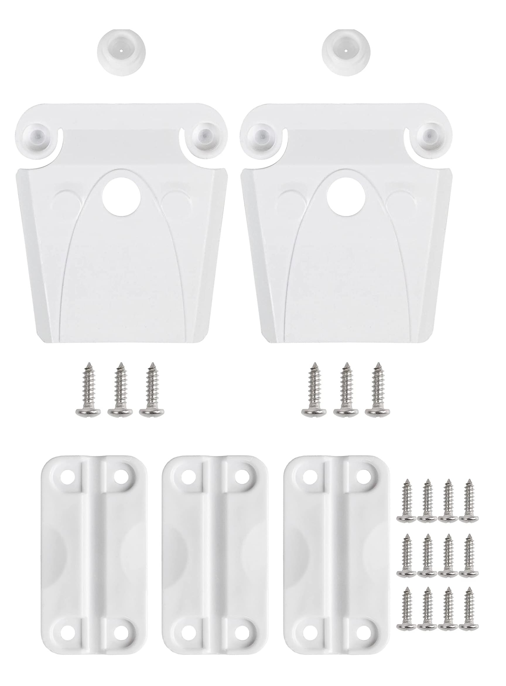 JSP Manufacturing Replacement Latch and Hinge Kit for Igloo Coolers - 2 Latches, 3 Hinges & Screws Included - Perfect for Cooler Repair and Maintenance