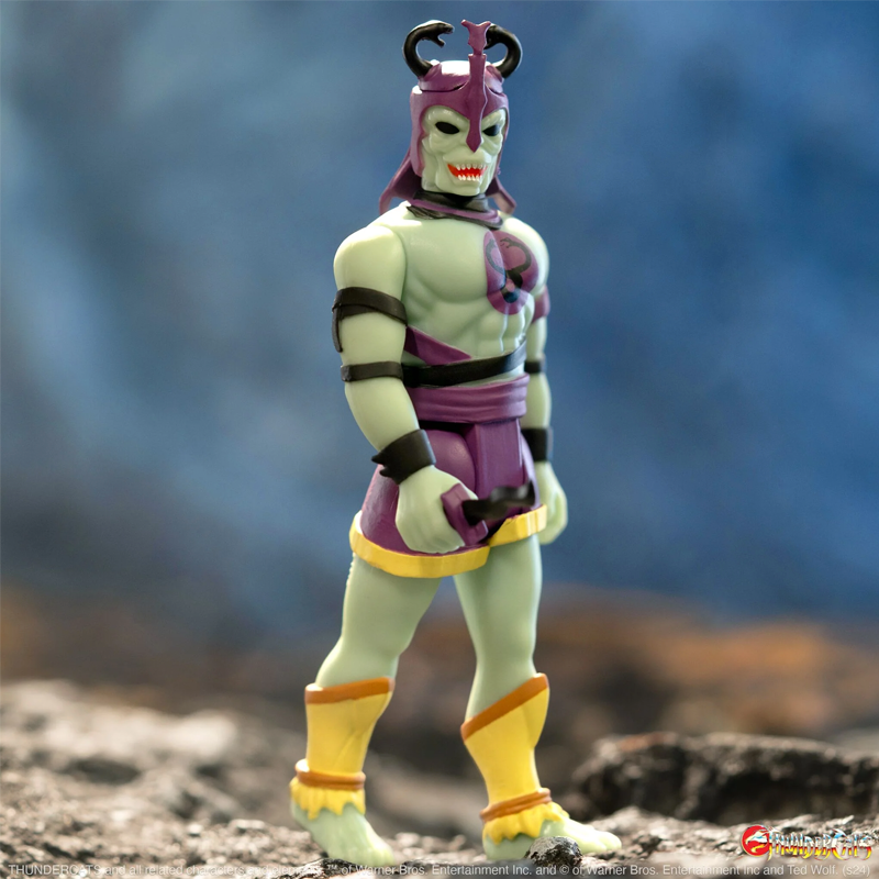 Super7 Thundercats MUMM RA Evil Mutant ReAction Figure - Collectible Action Figure for Fans, Display & Toy Photography