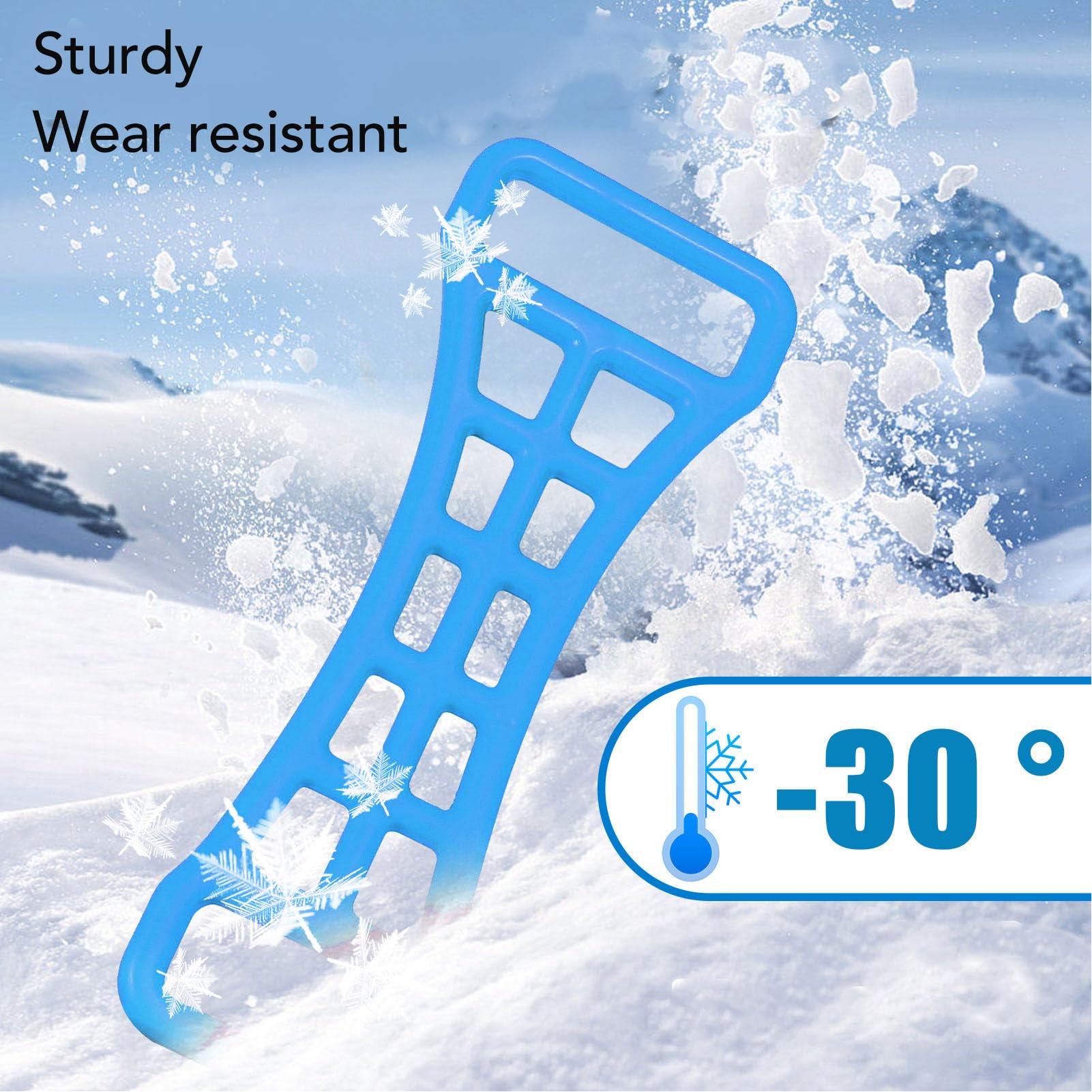 2-Pack Ski Boot Buckle Assist Tool - Adjustable Buckle Extender for Ski Boots - Multifunctional Skiing Accessory for Easy Fastening - Perfect for Skiers & Snowboarders (Ideal for Cold Weather & Mountain Sports)