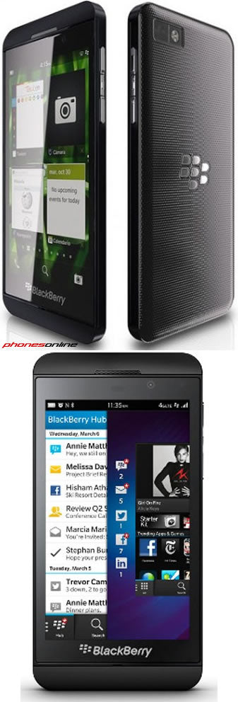 Refurbished Blackberry Z10 Unlocked Smartphone - 4G LTE, SIM Free, Black | Perfect for Business Professionals & Travelers