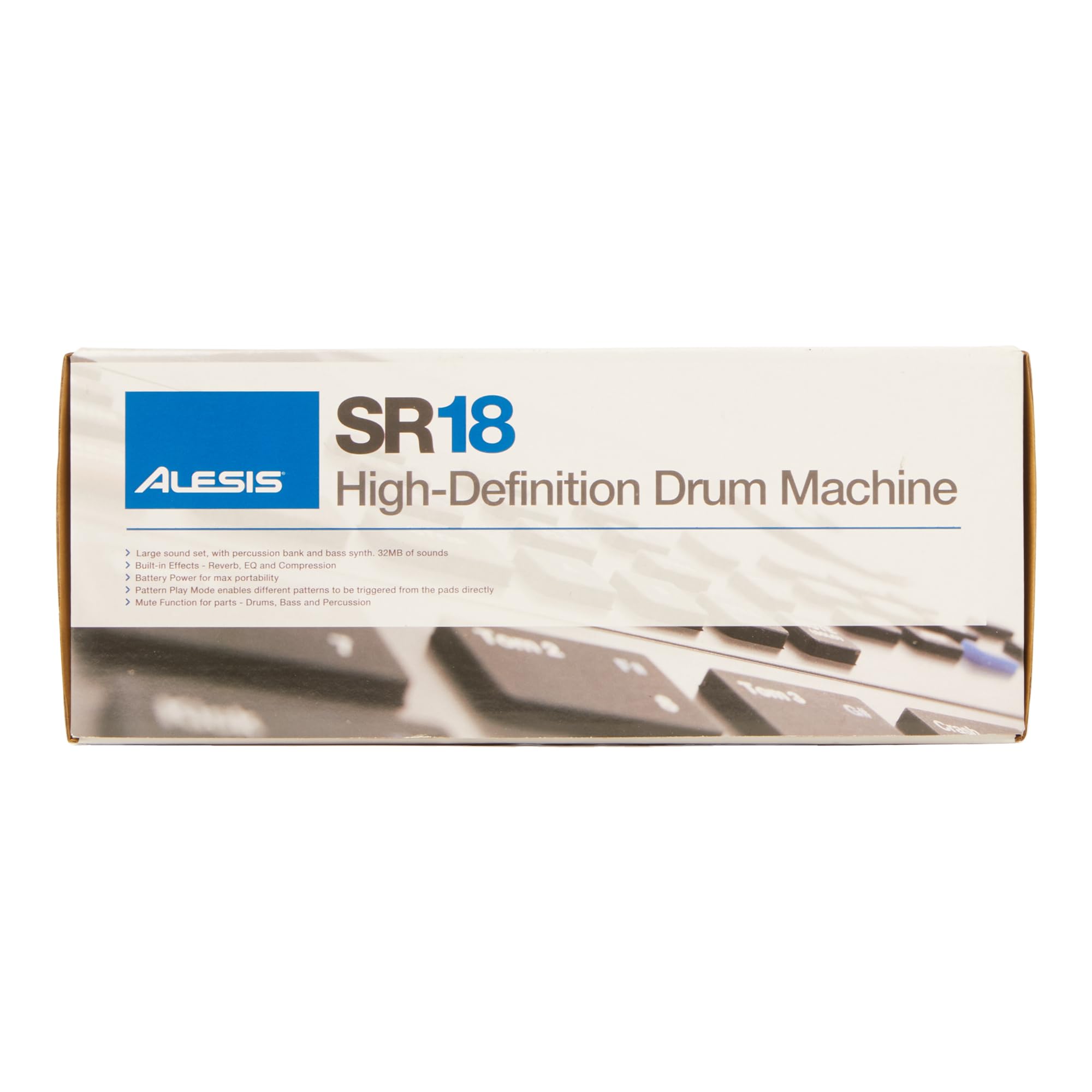 Alesis SR-18 Professional Drum Machine - Standalone Drum Machine with 500+ Sounds, Built-In Effects & USB Connectivity for Music Production & Live Performance | Perfect for Home Studios, Beat Making & Electronic Music Production