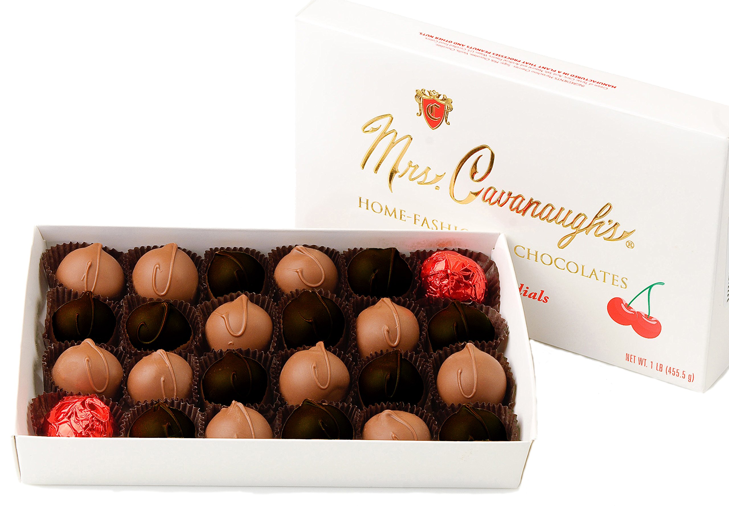 Mrs. Cavanaugh's Premium Cherry Cordials - 5lb Assorted Chocolate Gift Box | Delicious Cherry Filled Chocolates for Holidays, Parties & Corporate Gifting
