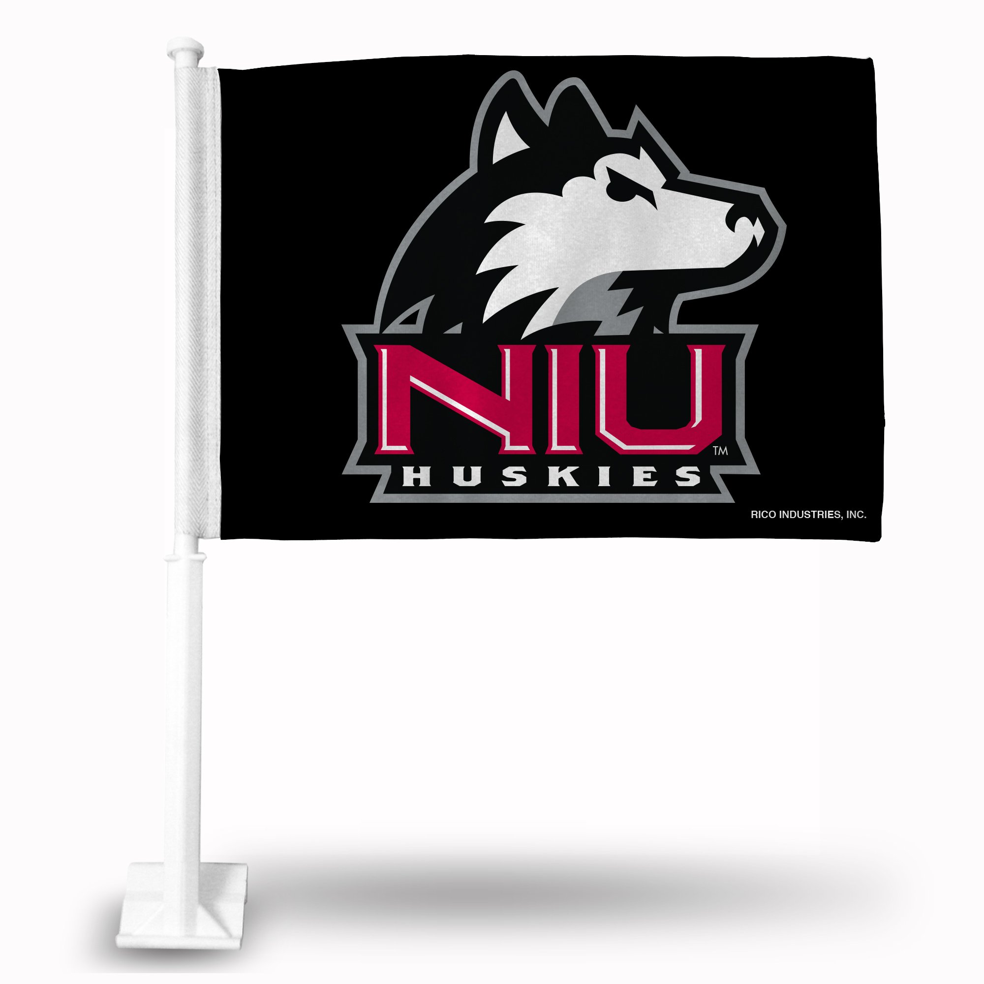 NCAA Northern Illinois Huskies Double-Sided Car Flag - 16x19