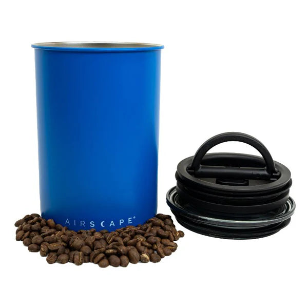 Airscape Classic 7 Medium Coffee Canister - Airtight Storage for Fresh Coffee Beans - Perfect for Kitchen, Office & Camping Use