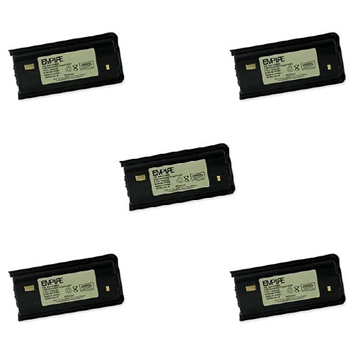 Synergy Digital 2-Way Radio Rechargeable Batteries - 5 Pack Ni-MH 7.5V 1500mAh Replacement for Kenwood TK2302VK & KNB29 Battery - Perfect for Business Communication, Security, and Outdoor Activities