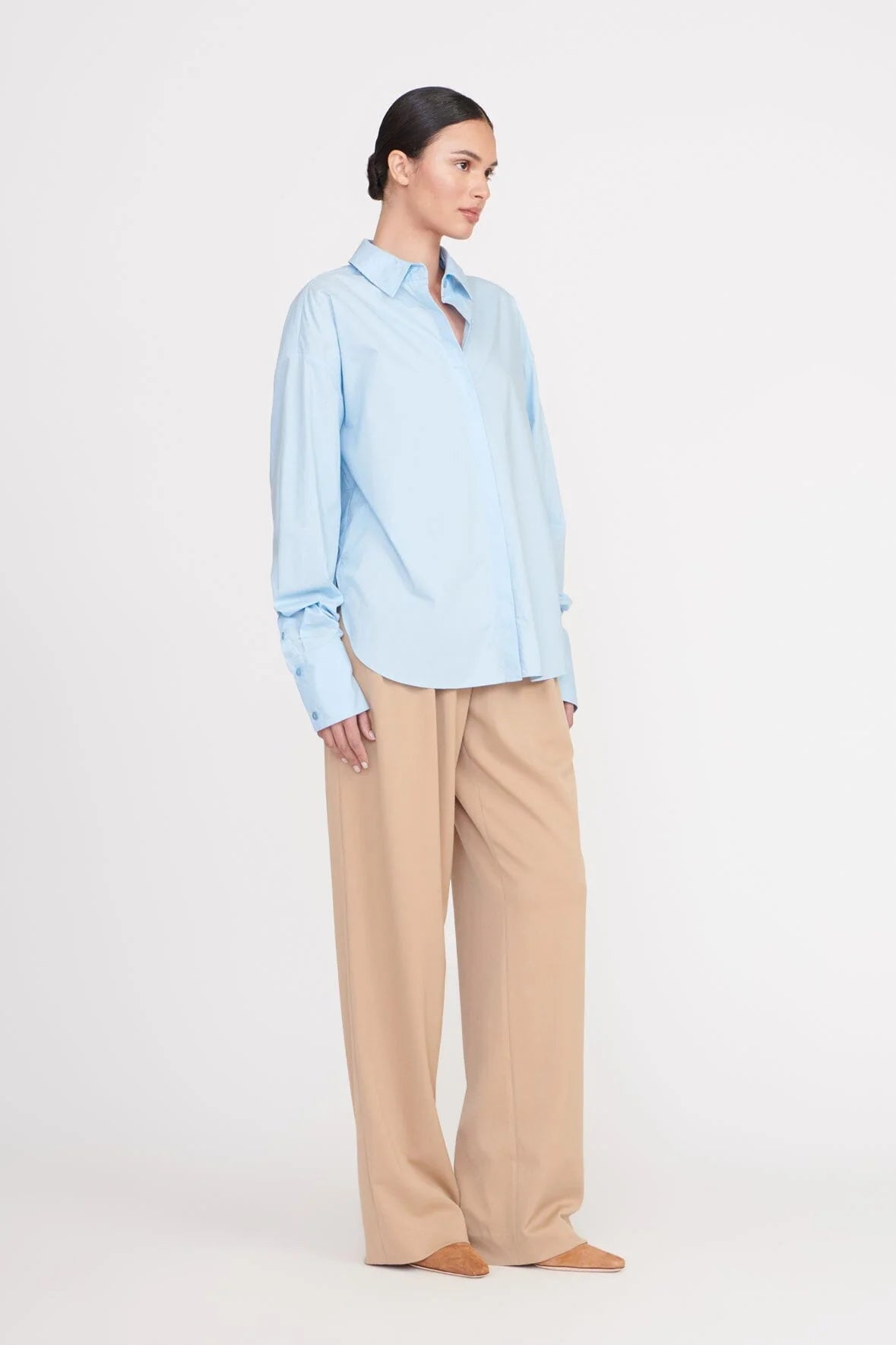Premium Colton Shirt in French Blue | Classic Casual Button-Down for Men | Perfect for Office, Date Night & Weekend Outings