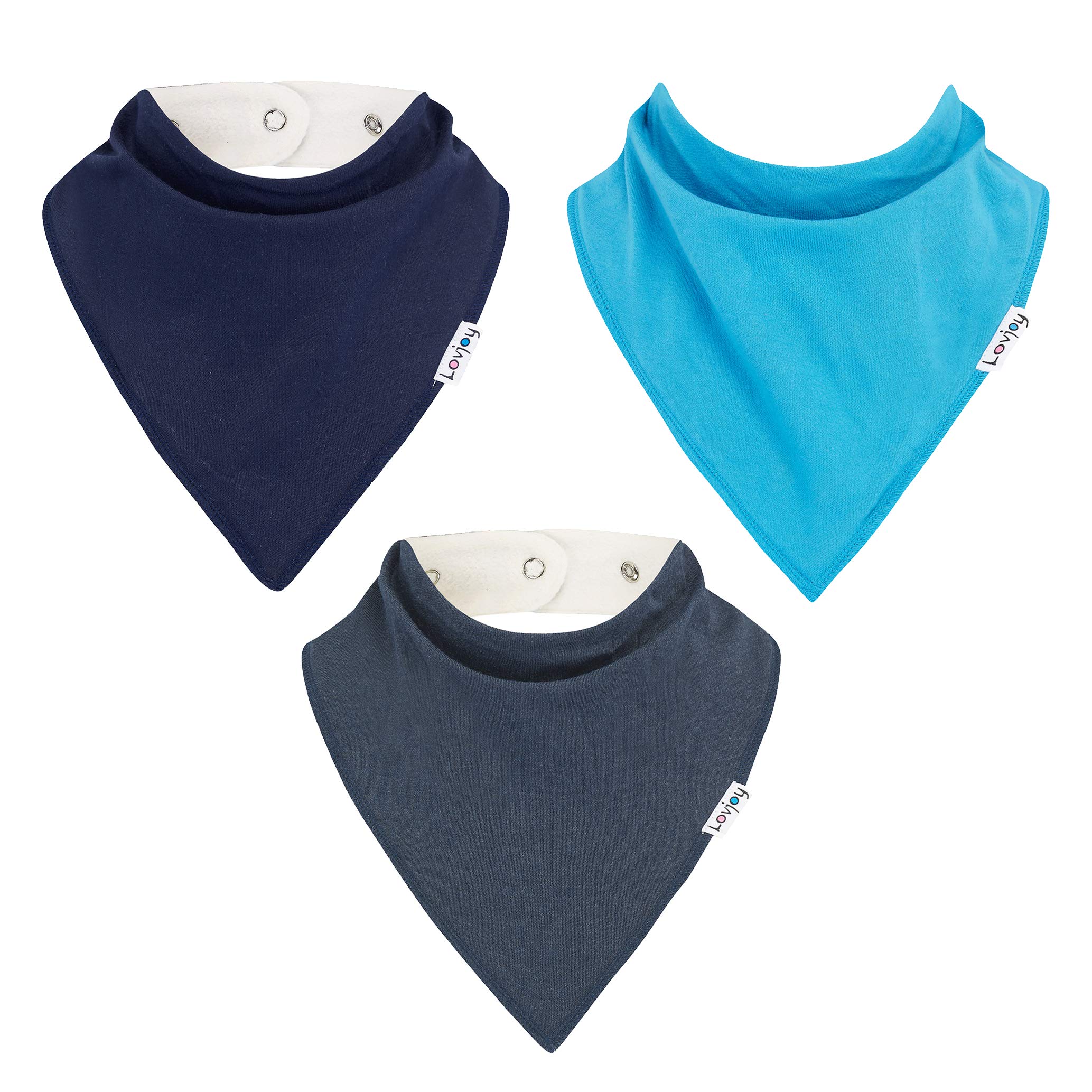 Lovjoy Large Bandana Bibs for Kids 4+ Years, Teens & Adults - Soft Absorbent Drool Bibs for Special Needs, Mealtime & Daily Use - Perfect for Eating, Drinking & Outdoor Activities